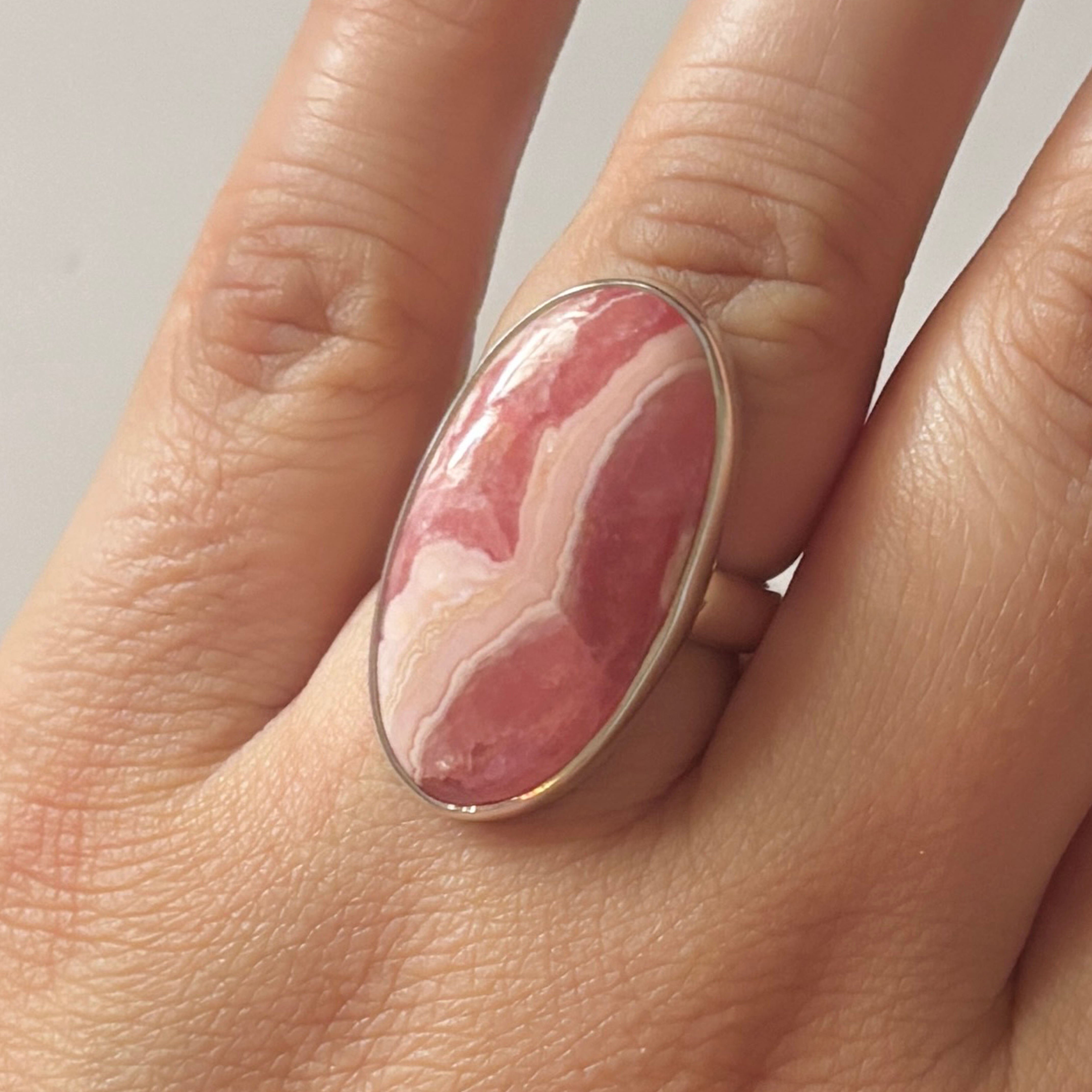 Rhodochrosite Ring-(RDC-2-36)