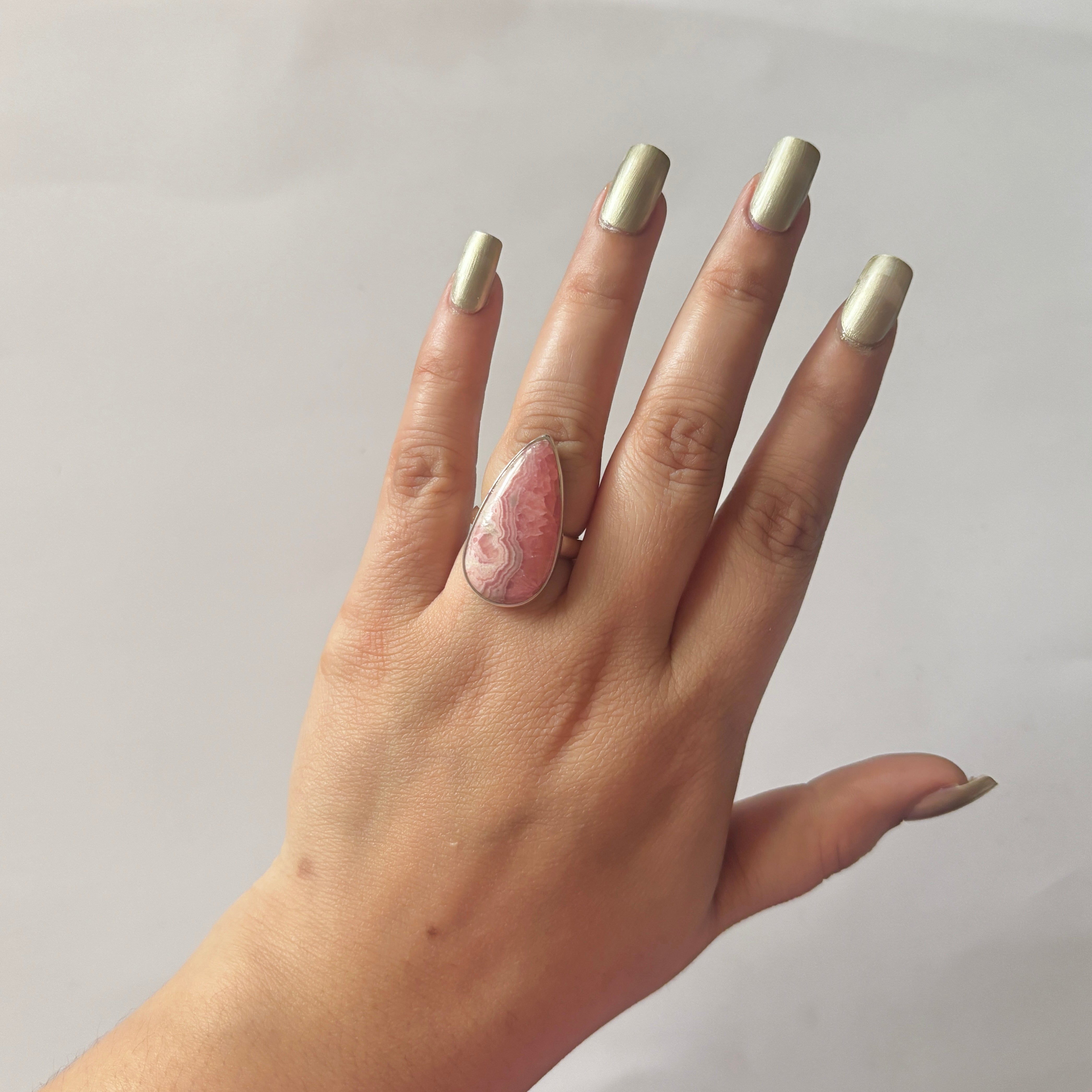 Rhodochrosite Ring-(RDC-2-38)