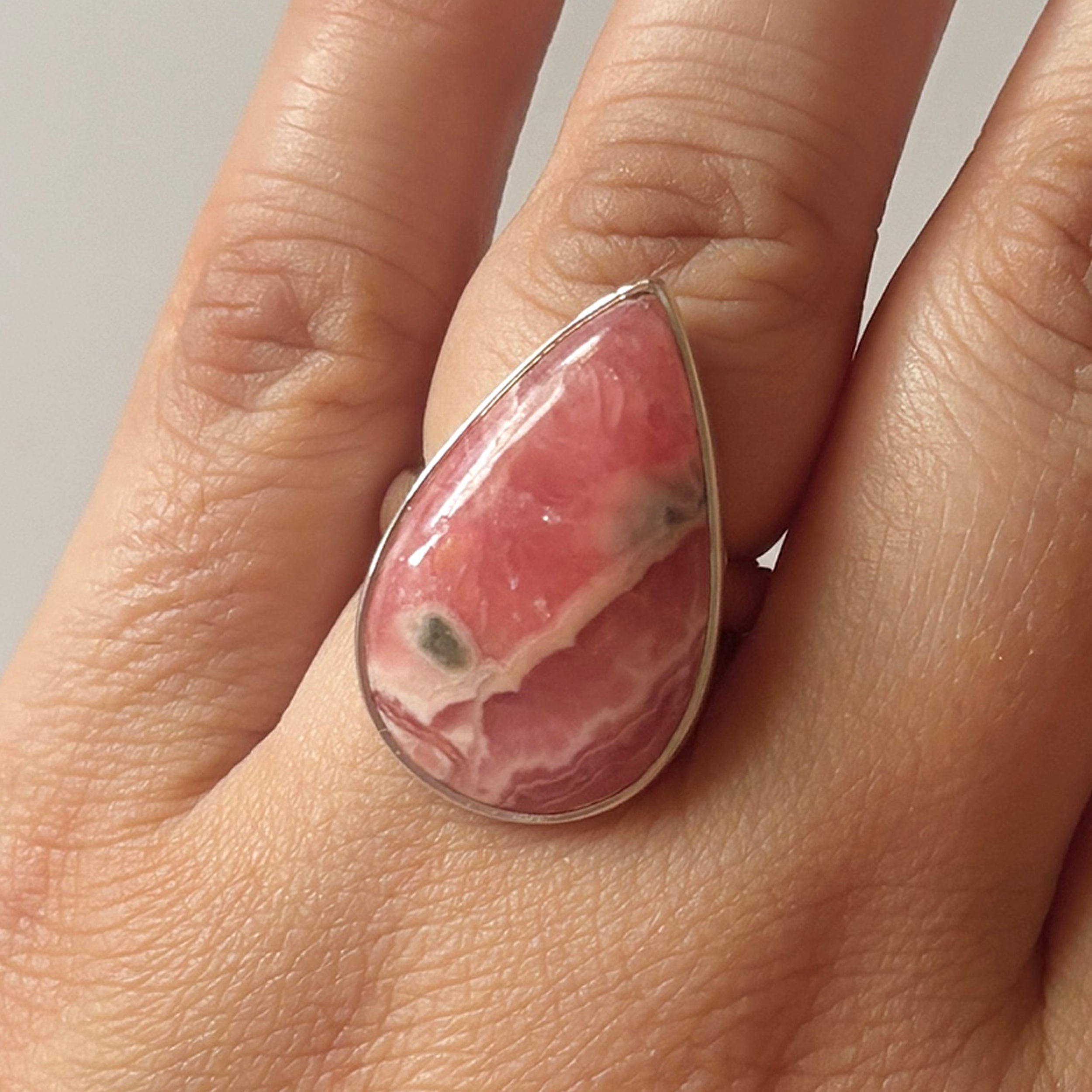 Rhodochrosite Ring-(RDC-2-40)