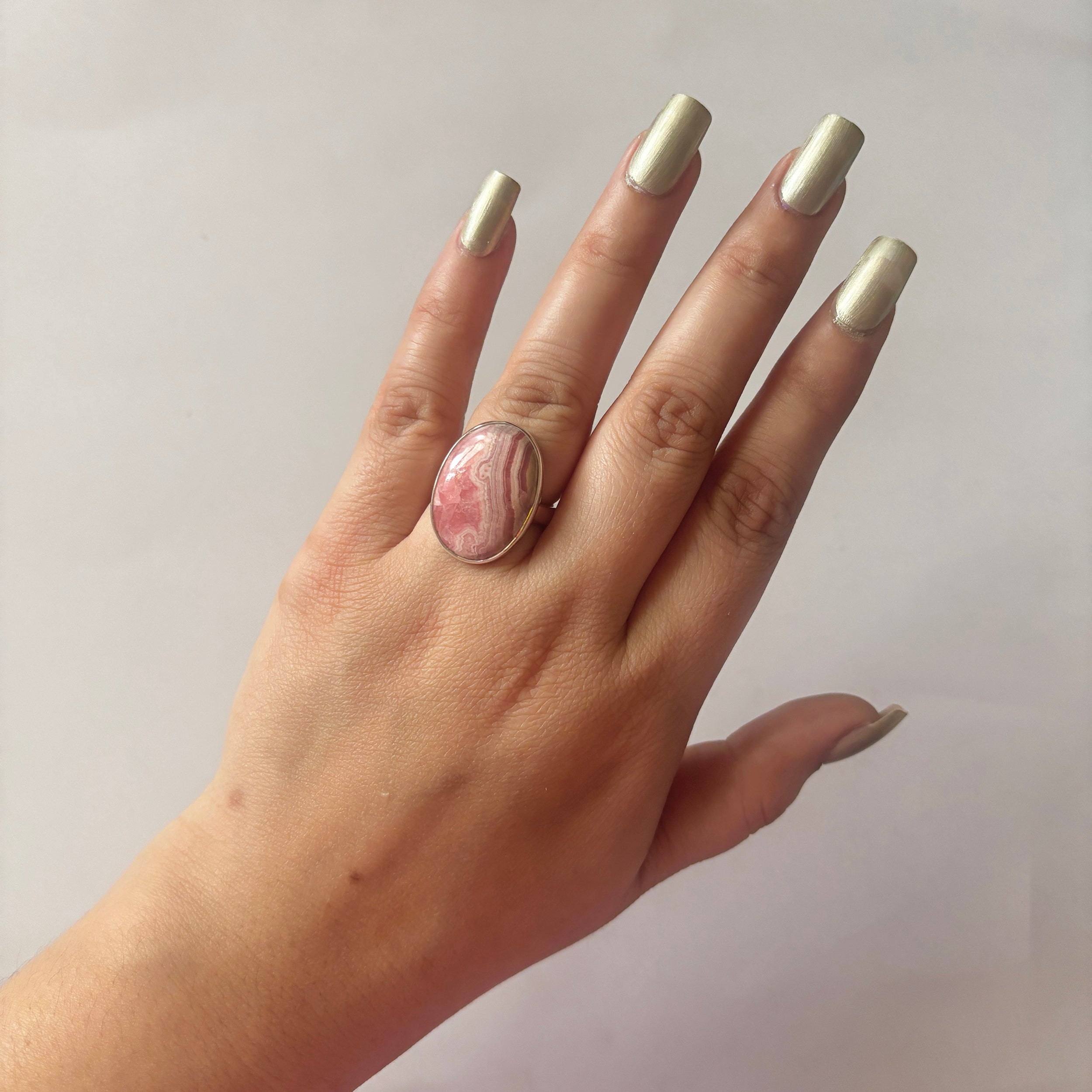 Rhodochrosite Ring-(RDC-2-41)