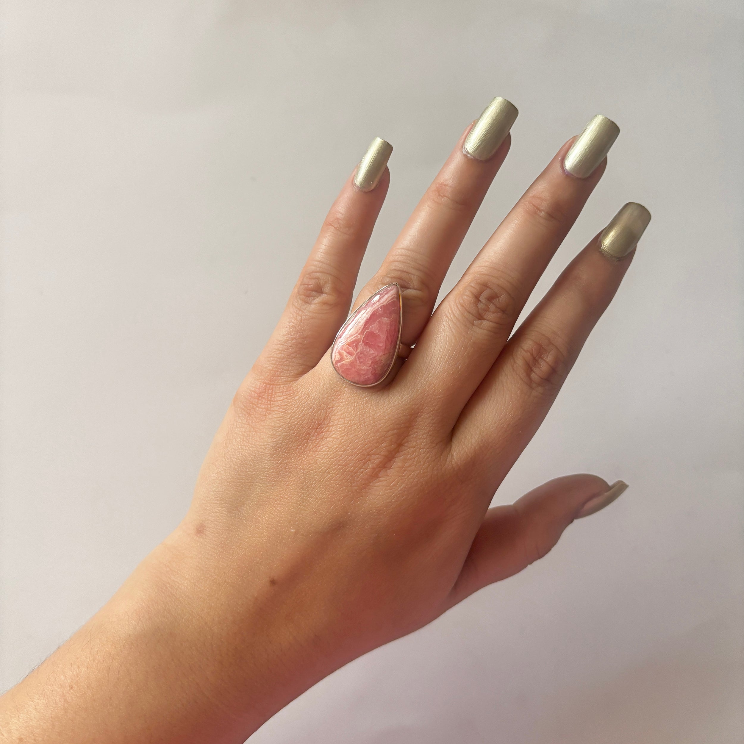 Rhodochrosite Ring-(RDC-2-44)
