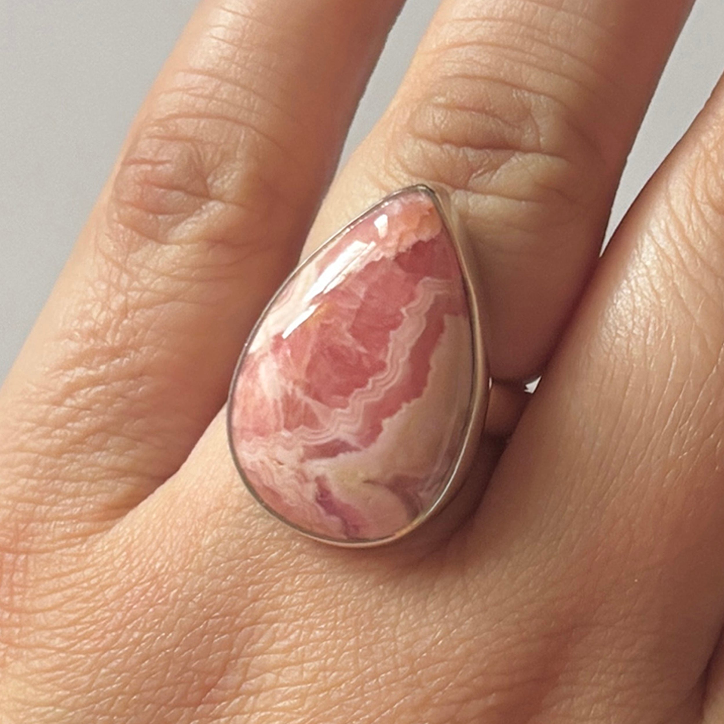 Rhodochrosite Ring-(RDC-2-45)