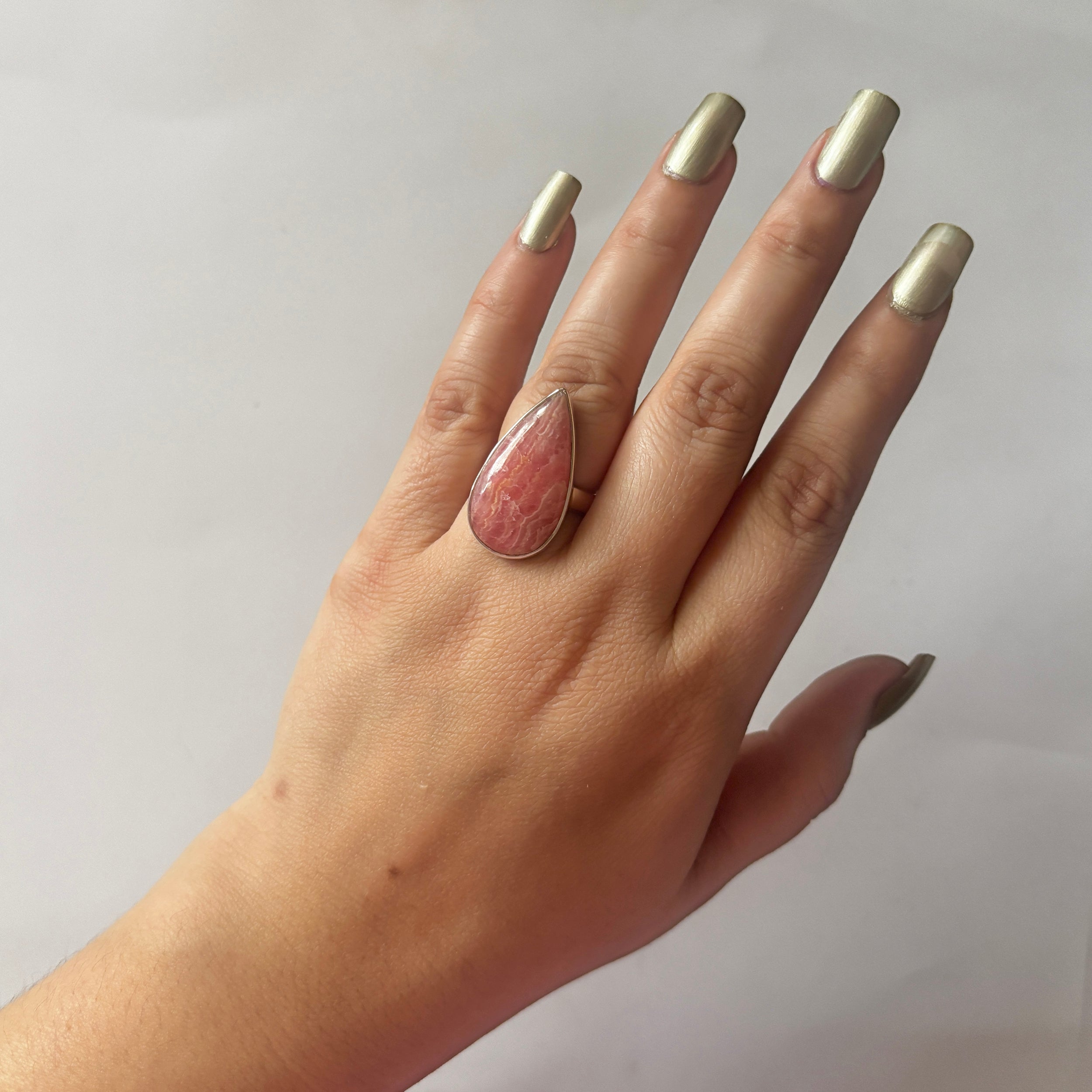 Rhodochrosite Ring-(RDC-2-46)