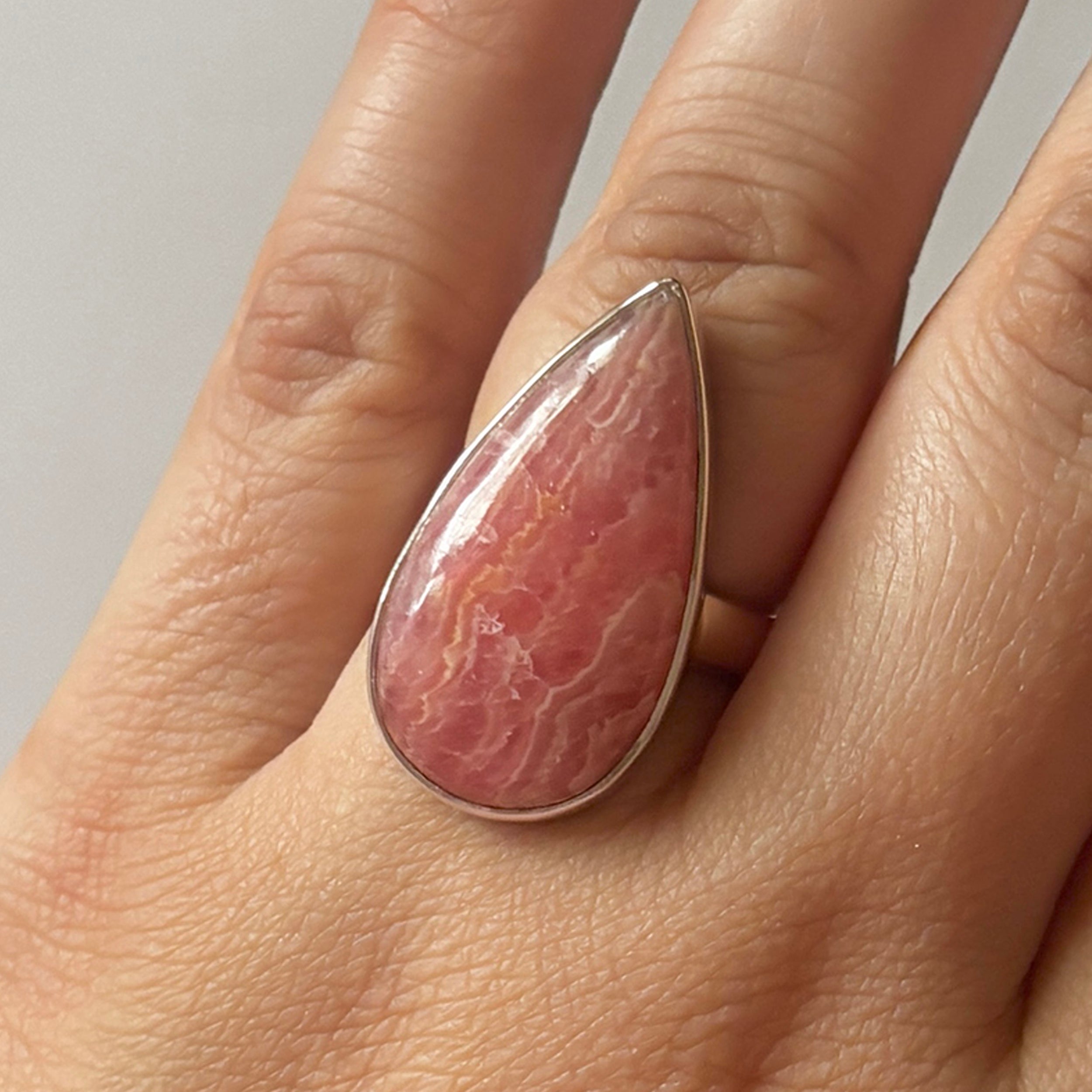 Rhodochrosite Ring-(RDC-2-46)