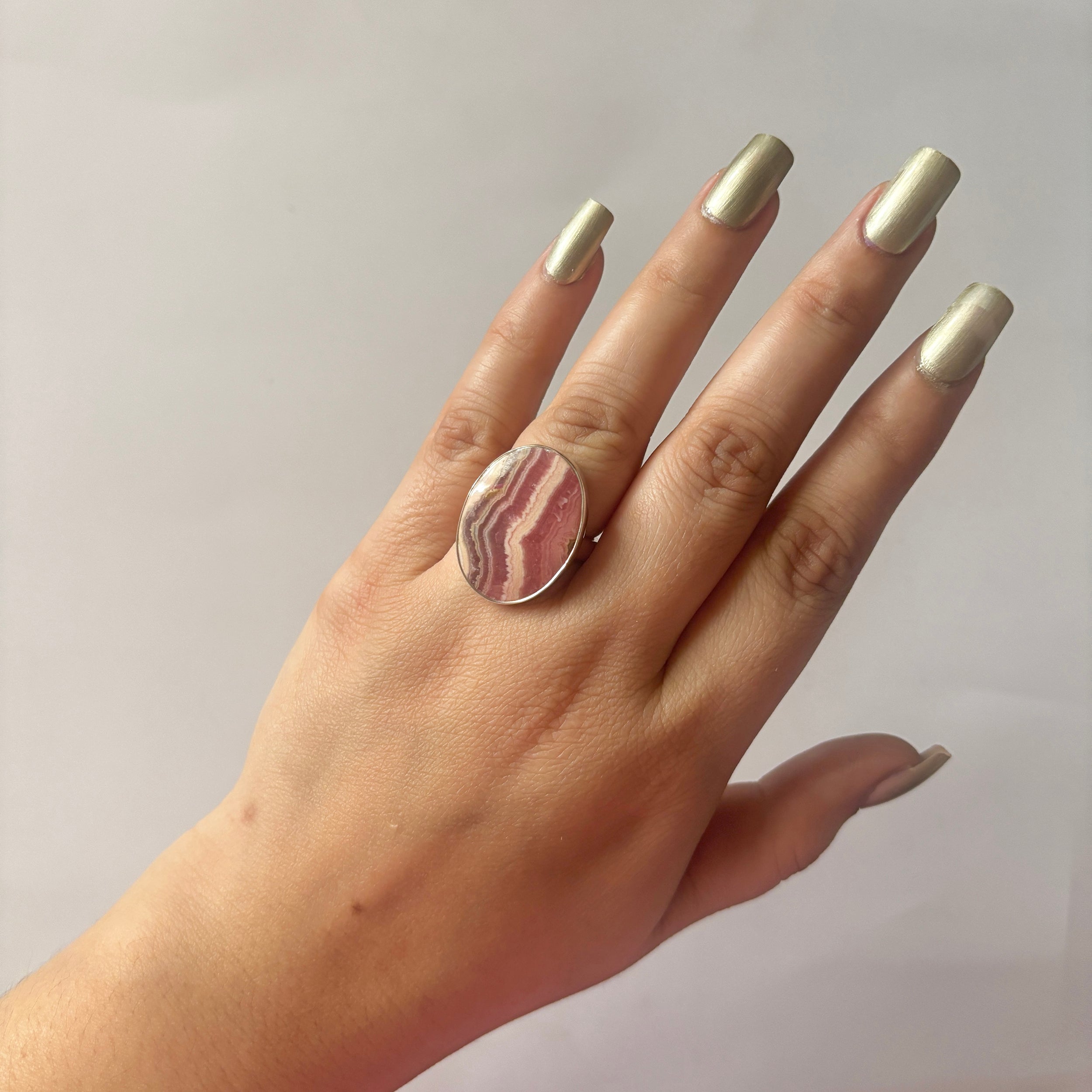 Rhodochrosite Ring-(RDC-2-47)