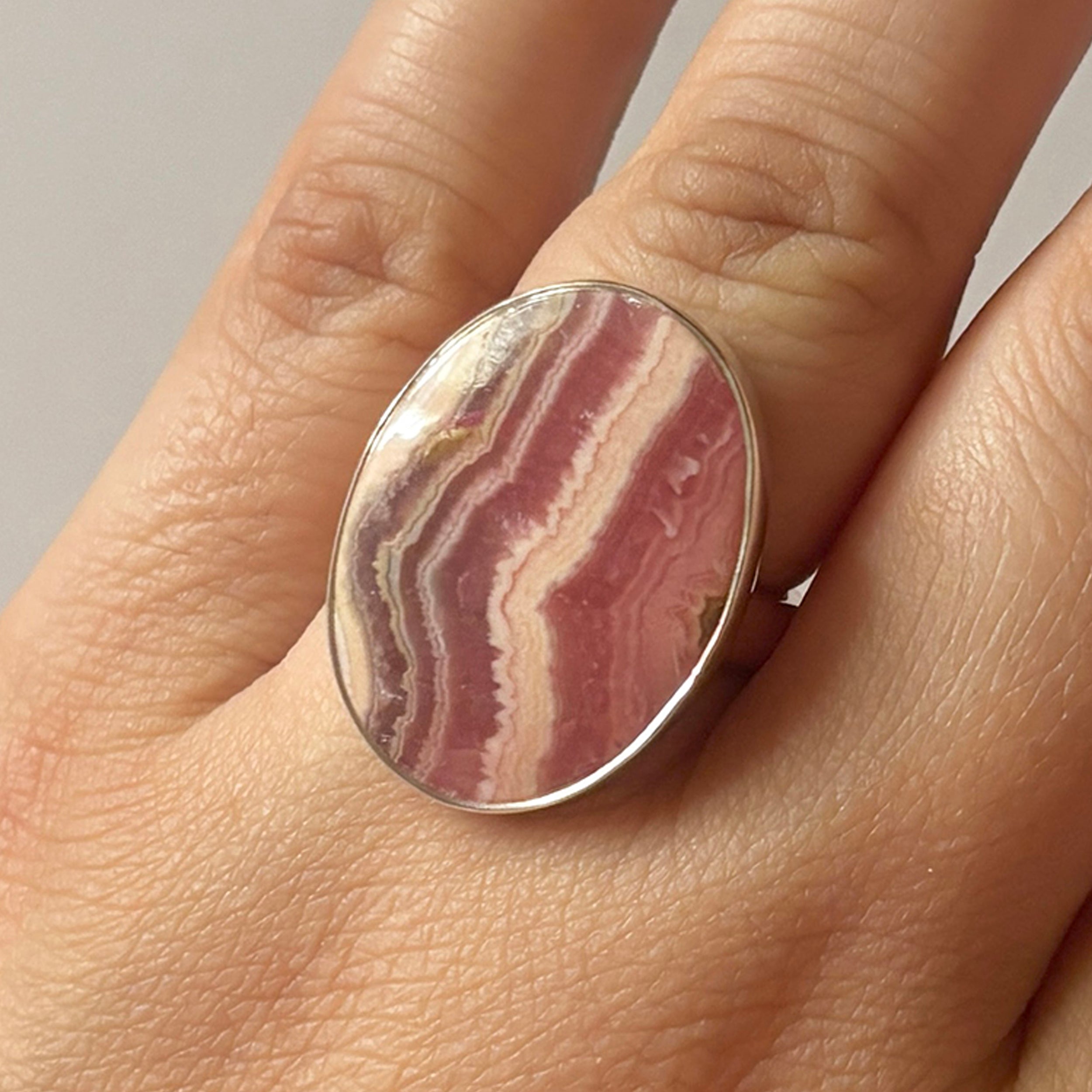 Rhodochrosite Ring-(RDC-2-47)