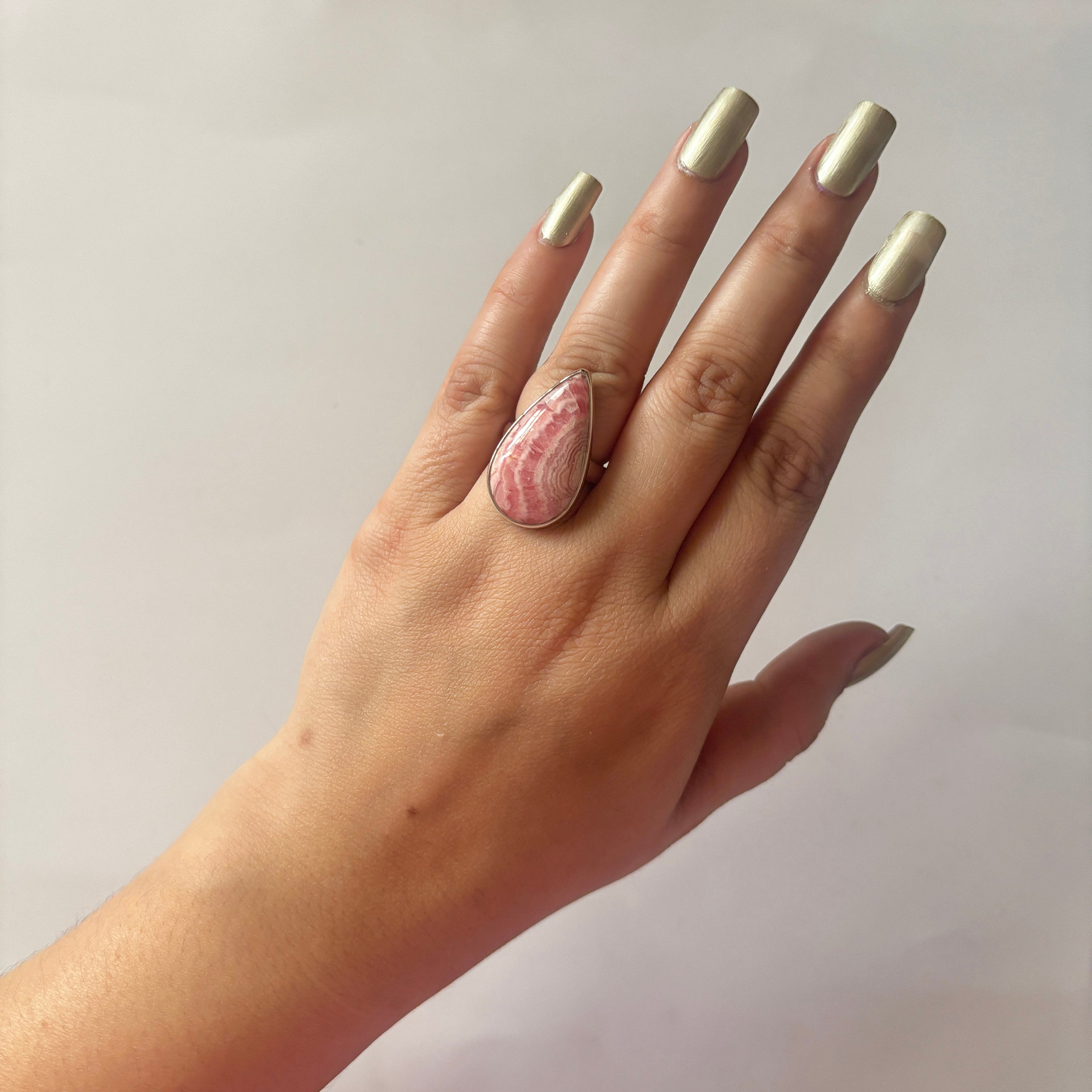 Rhodochrosite Ring-(RDC-2-49)