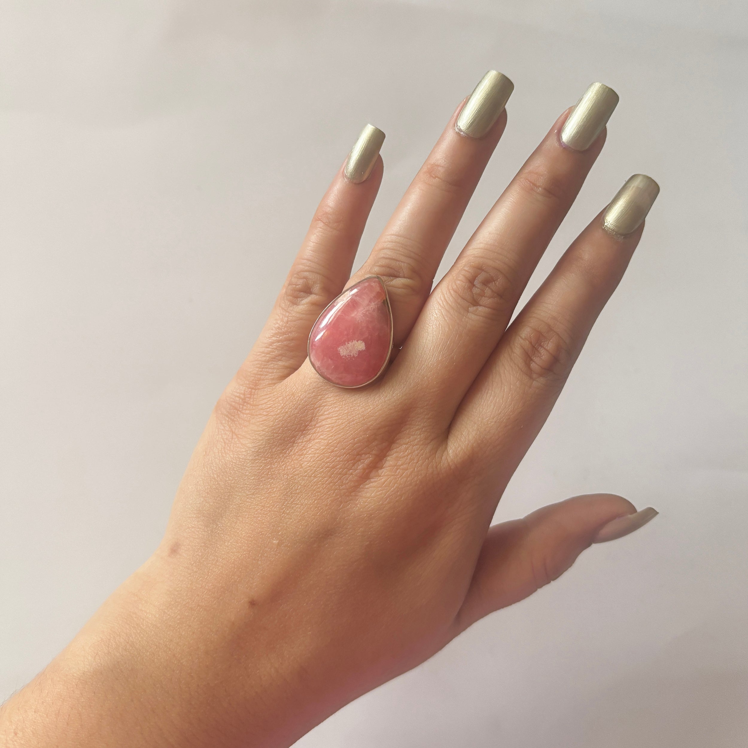Rhodochrosite Ring-(RDC-2-51)