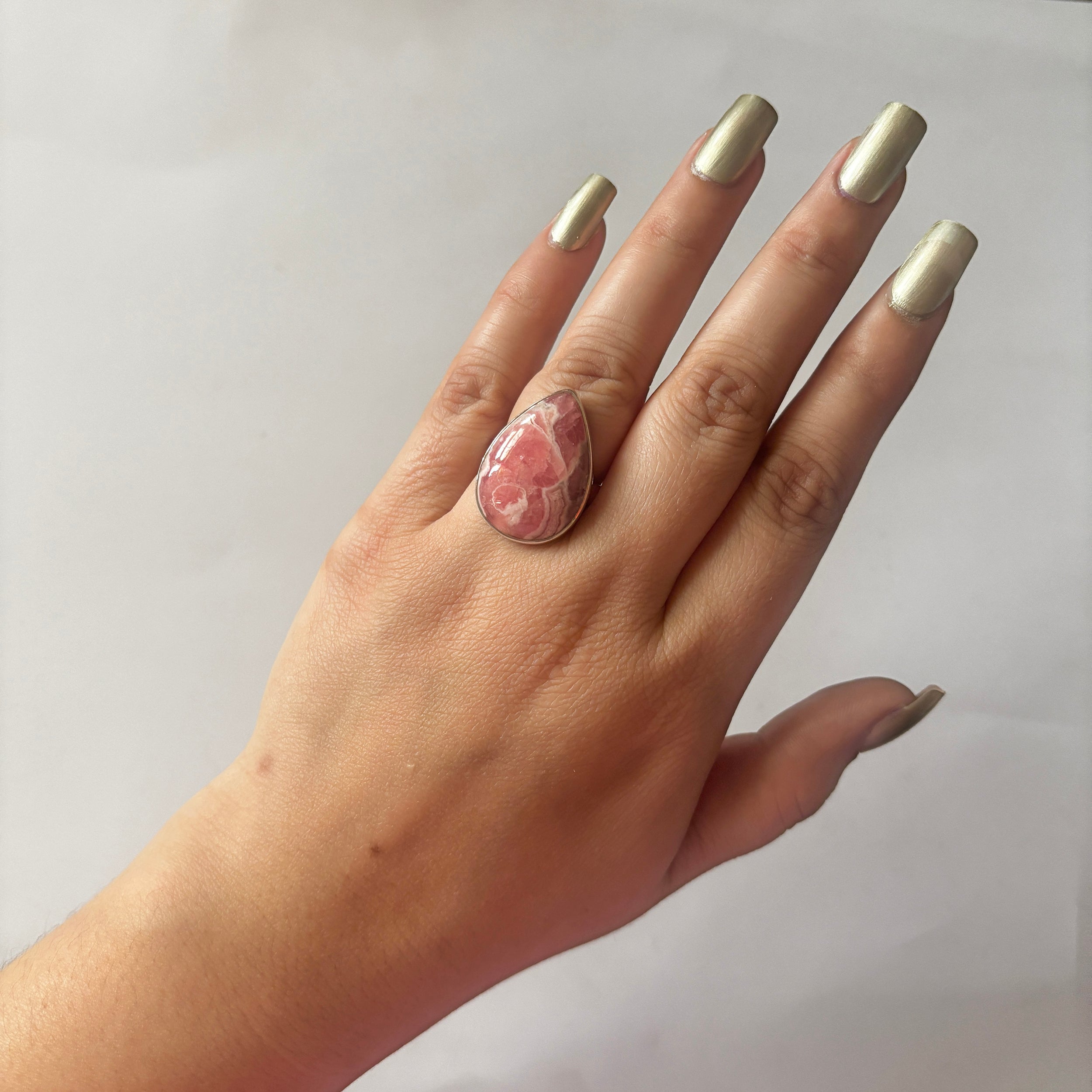 Rhodochrosite Ring-(RDC-2-53)