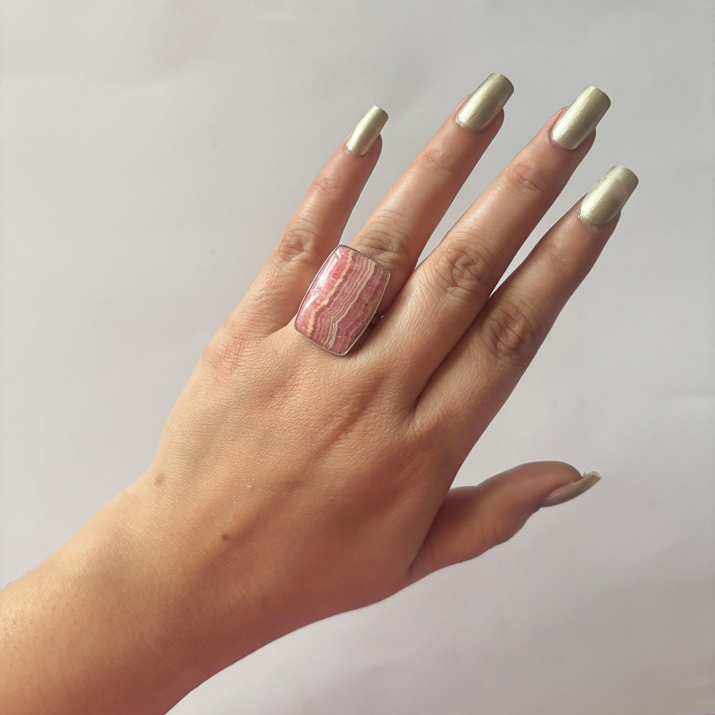 Rhodochrosite Ring-(RDC-2-54)