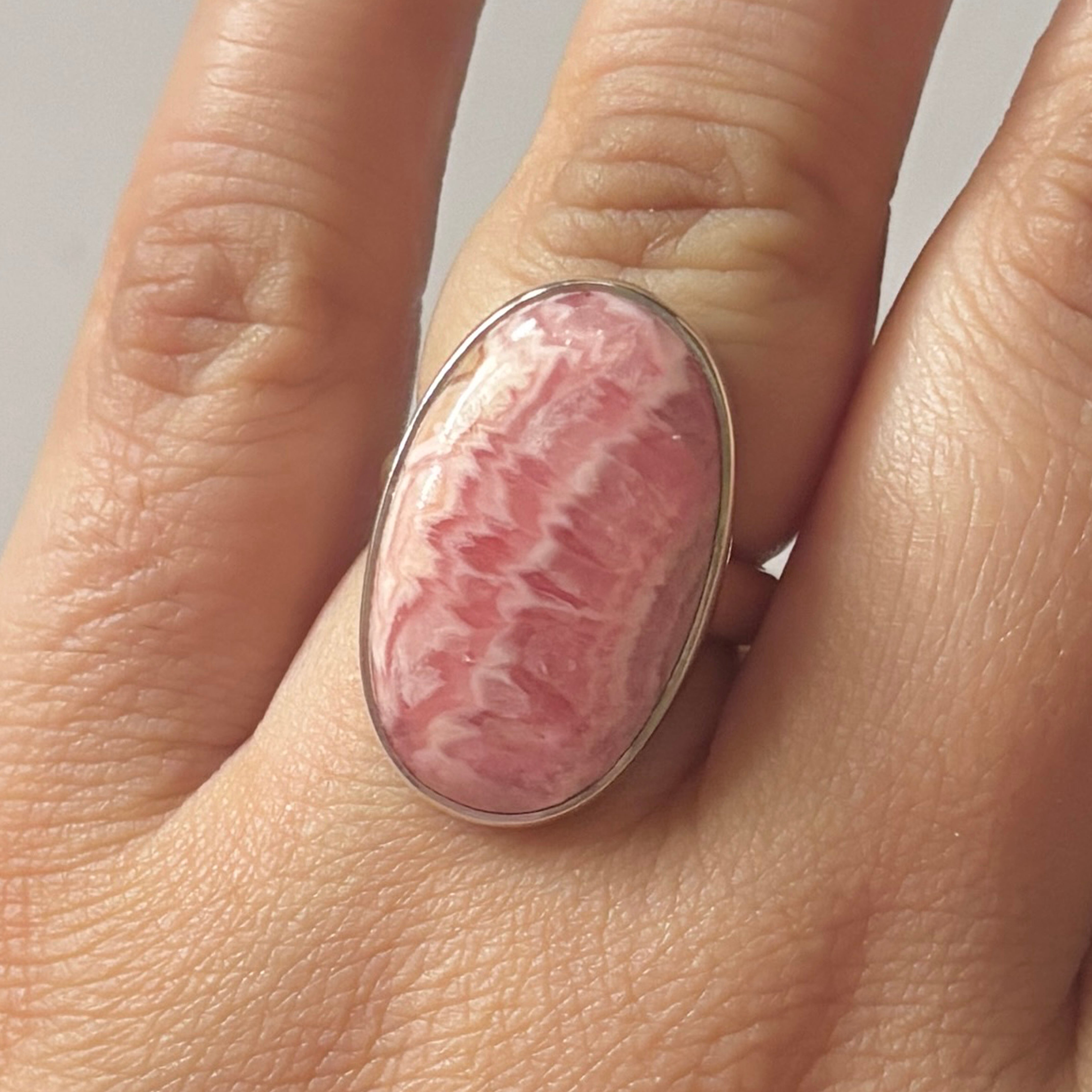 Rhodochrosite Ring-(RDC-2-55)