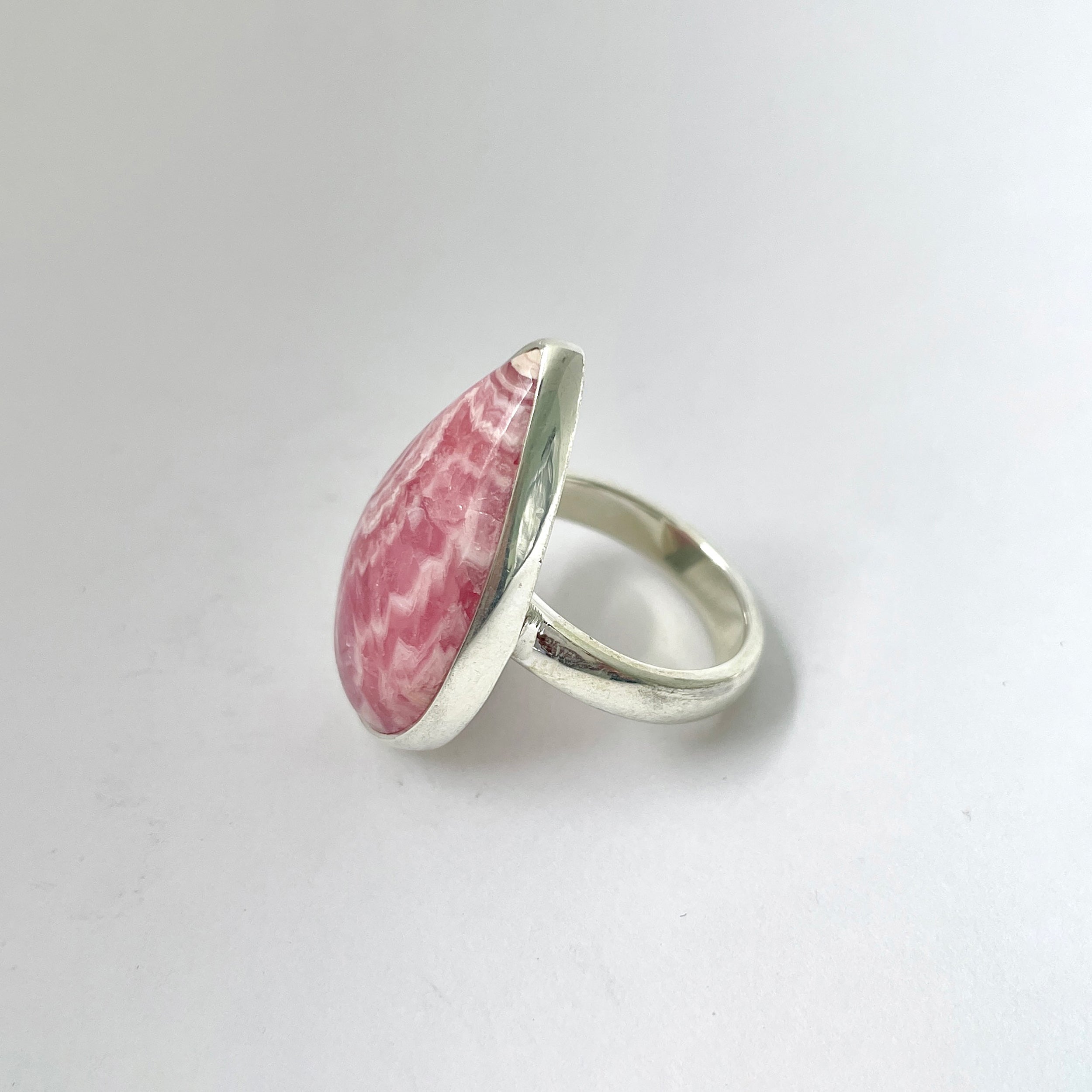 Rhodochrosite Ring-(RDC-2-7)