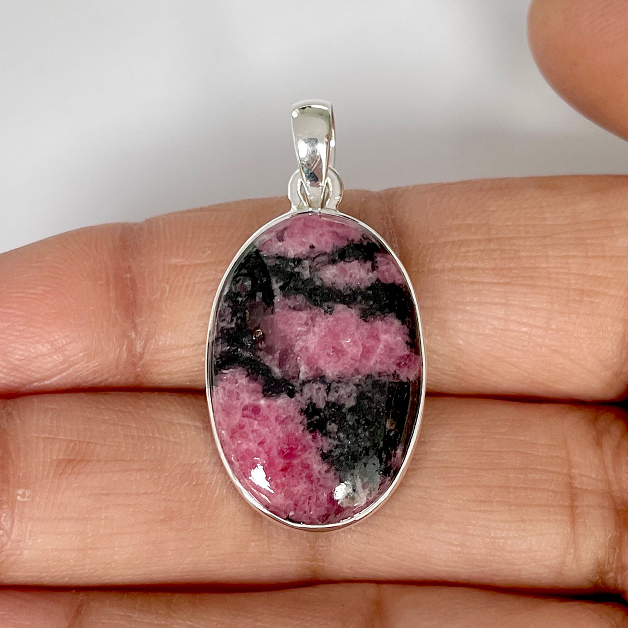 Rhodonite Pendant-(RDN-1-13)