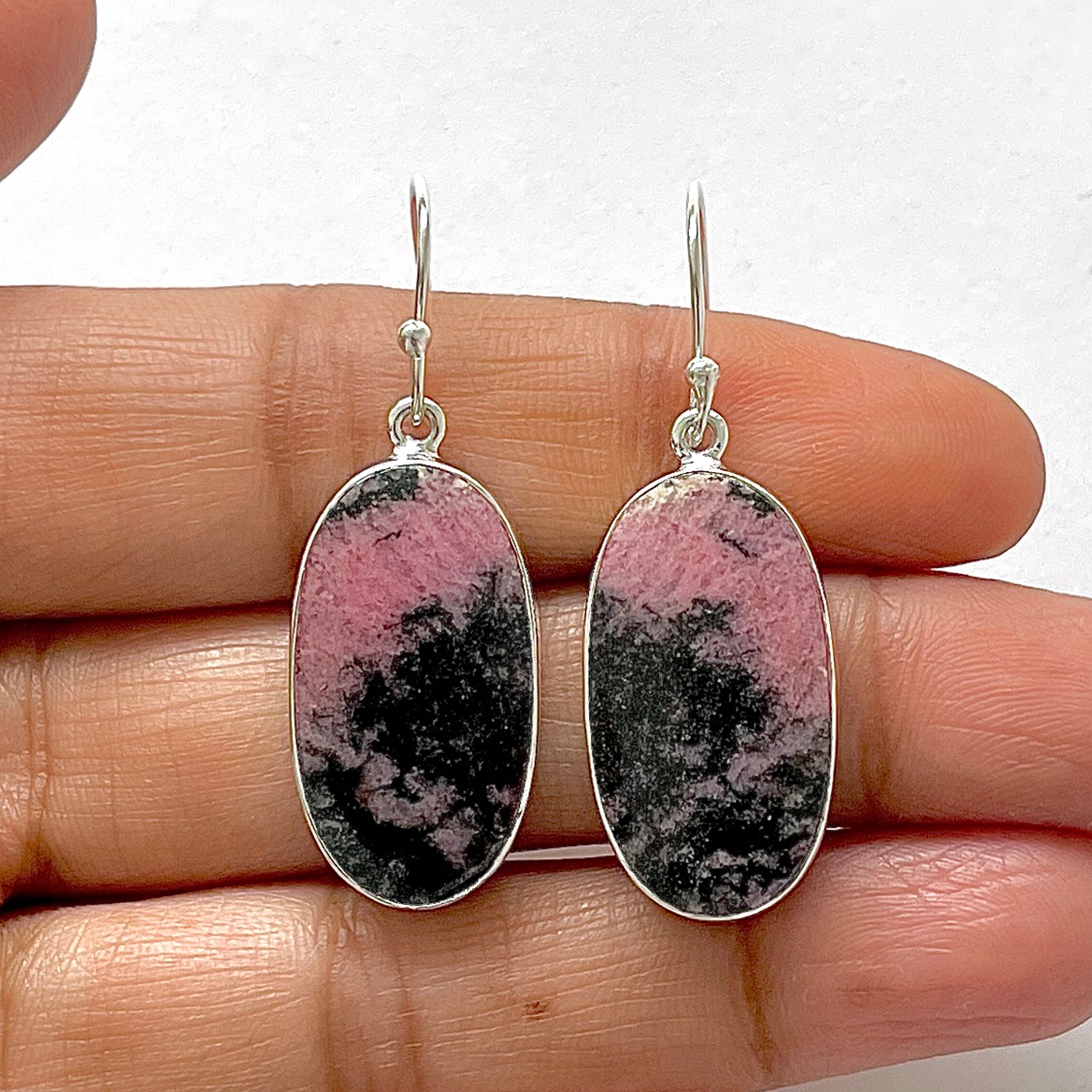 Rhodonite Earring-(RDN-3-2)