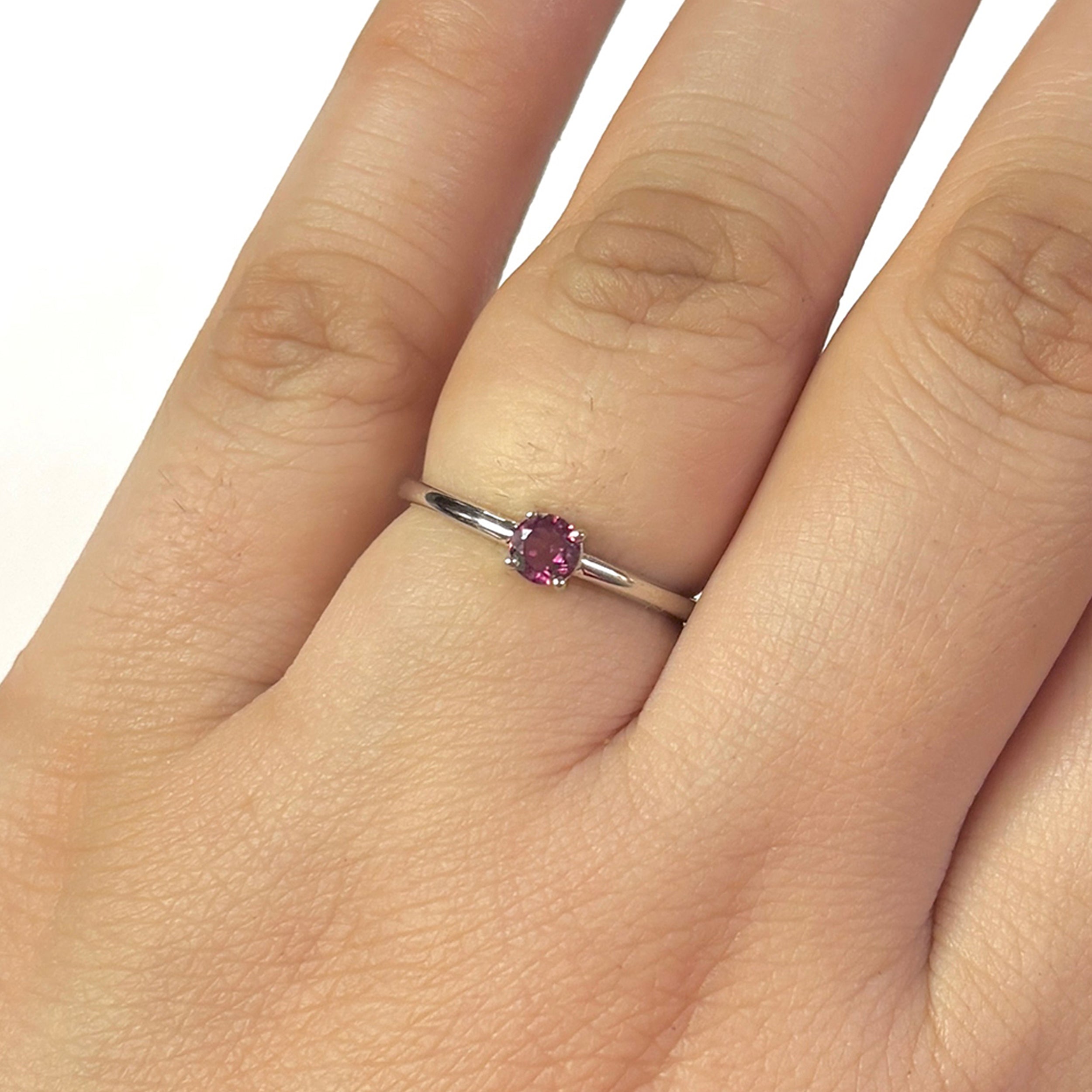 Rhodolite Garnet Ring-(RGAR-RDR-2462.)