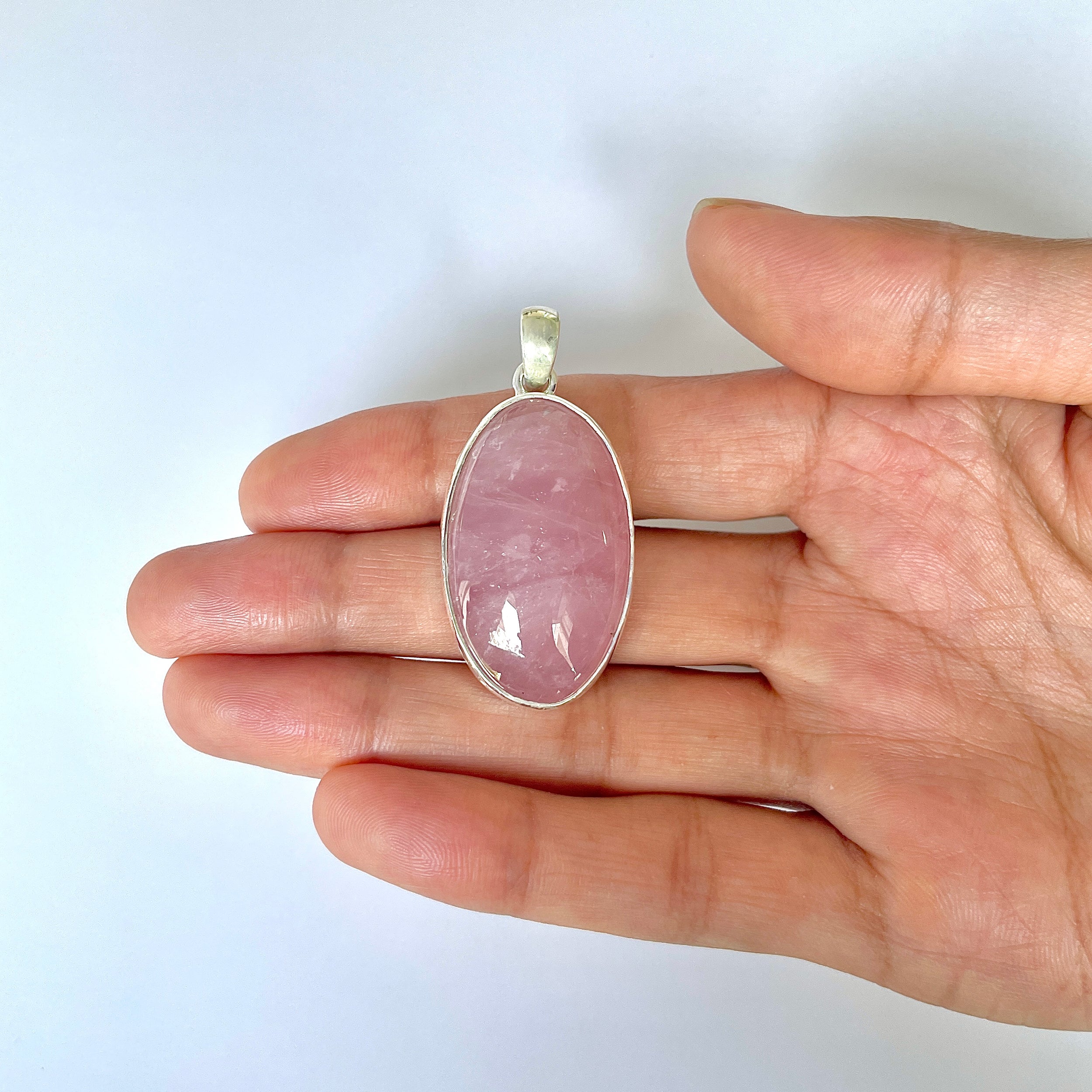 Rose Quartz Pendant-(RSQ-1-100)