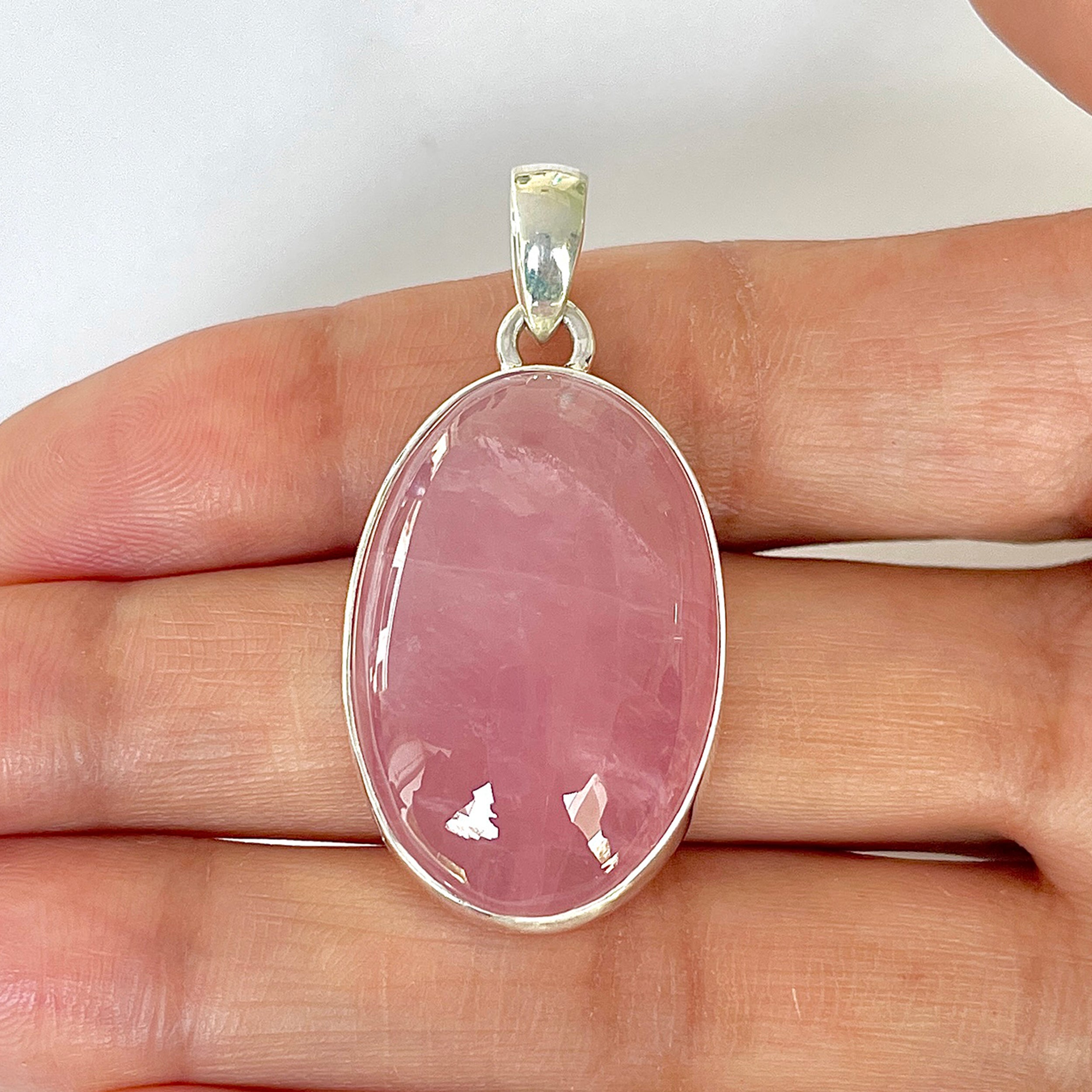 Rose Quartz Pendant-(RSQ-1-102)