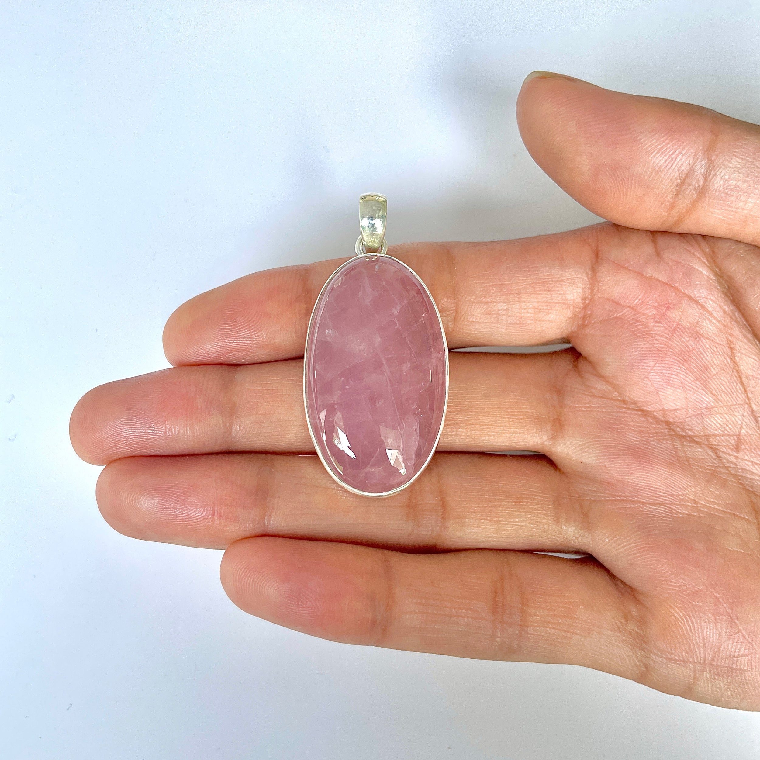 Rose Quartz Pendant-(RSQ-1-103)