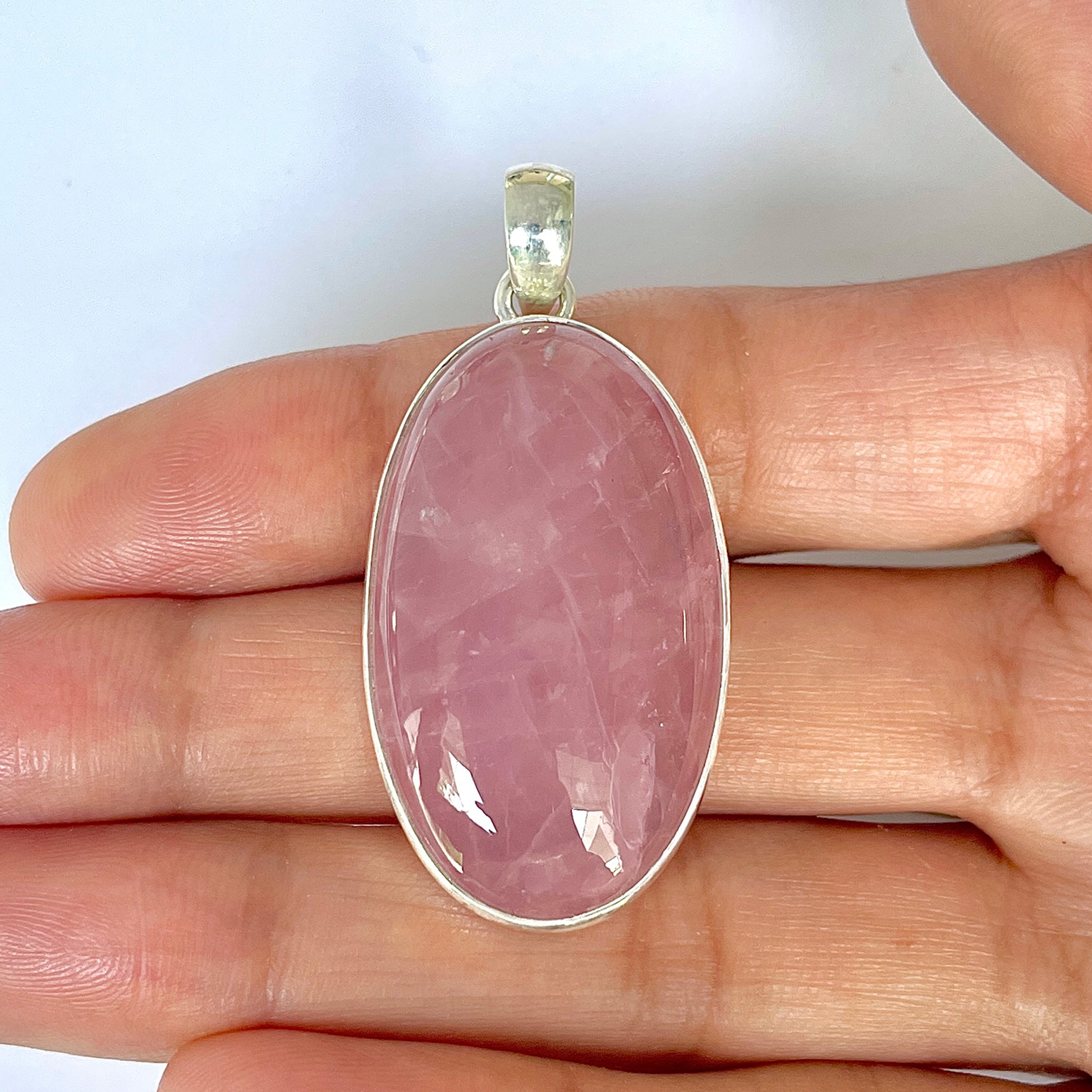 Rose Quartz Pendant-(RSQ-1-103)