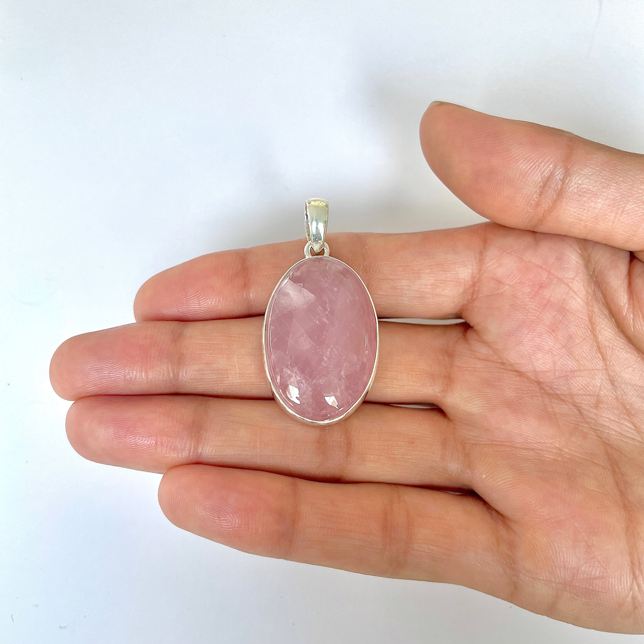 Rose Quartz Pendant-(RSQ-1-120)