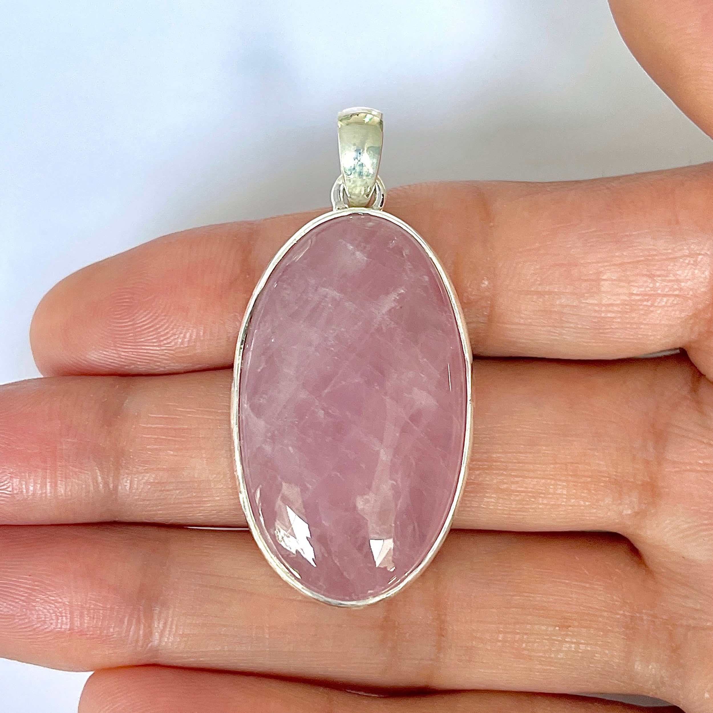 Rose Quartz Pendant-(RSQ-1-126)
