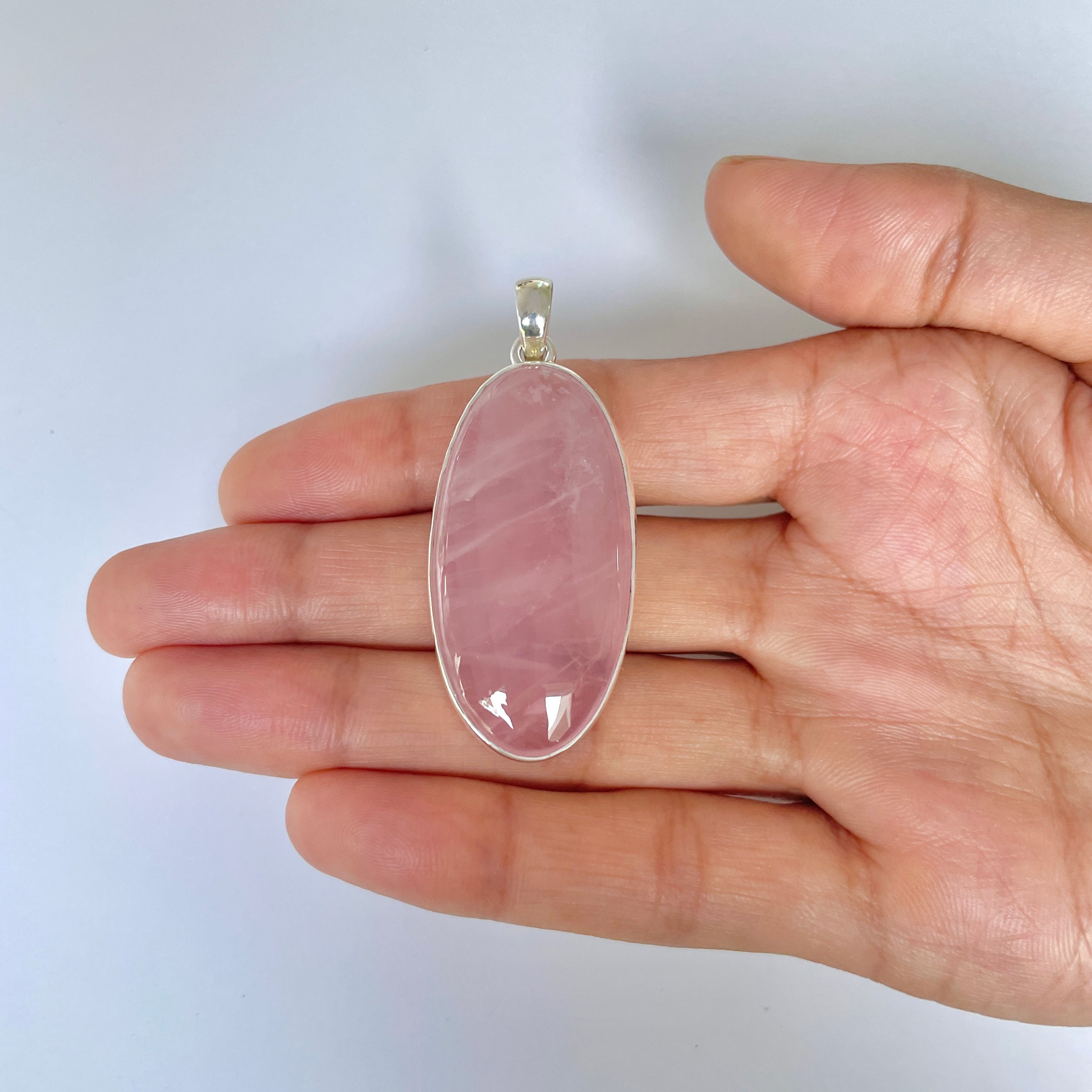 Rose Quartz Pendant-(RSQ-1-16)
