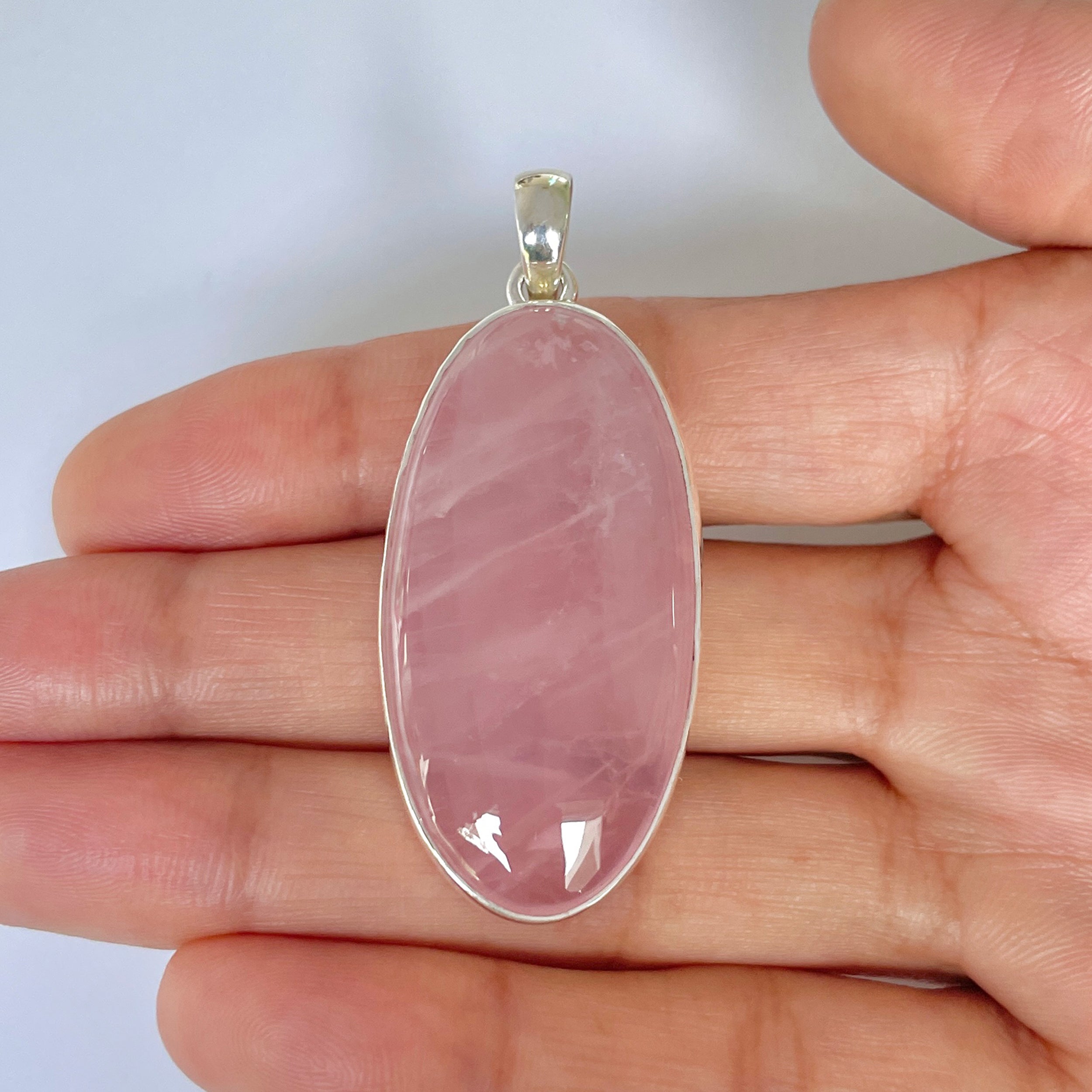 Rose Quartz Pendant-(RSQ-1-16)