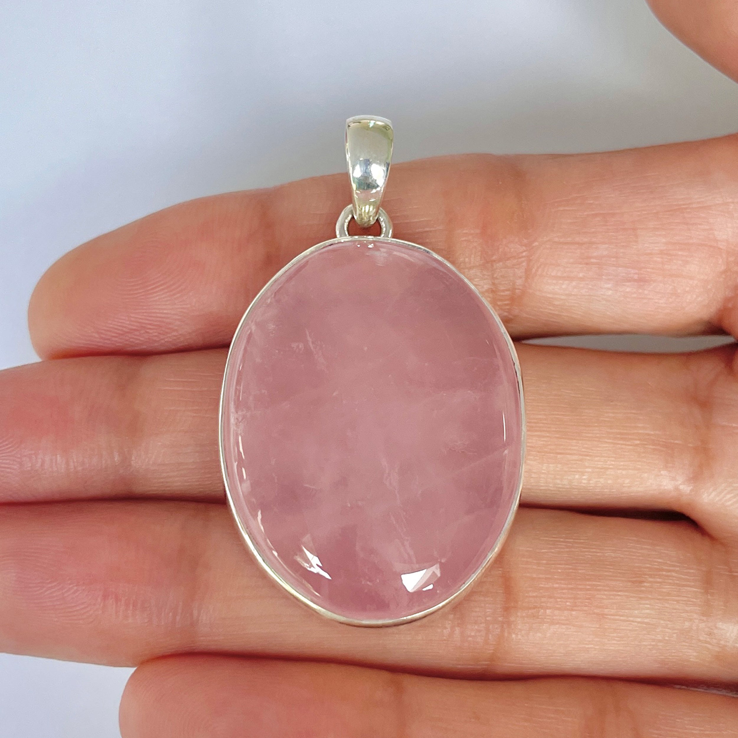 Rose Quartz Pendant-(RSQ-1-20)