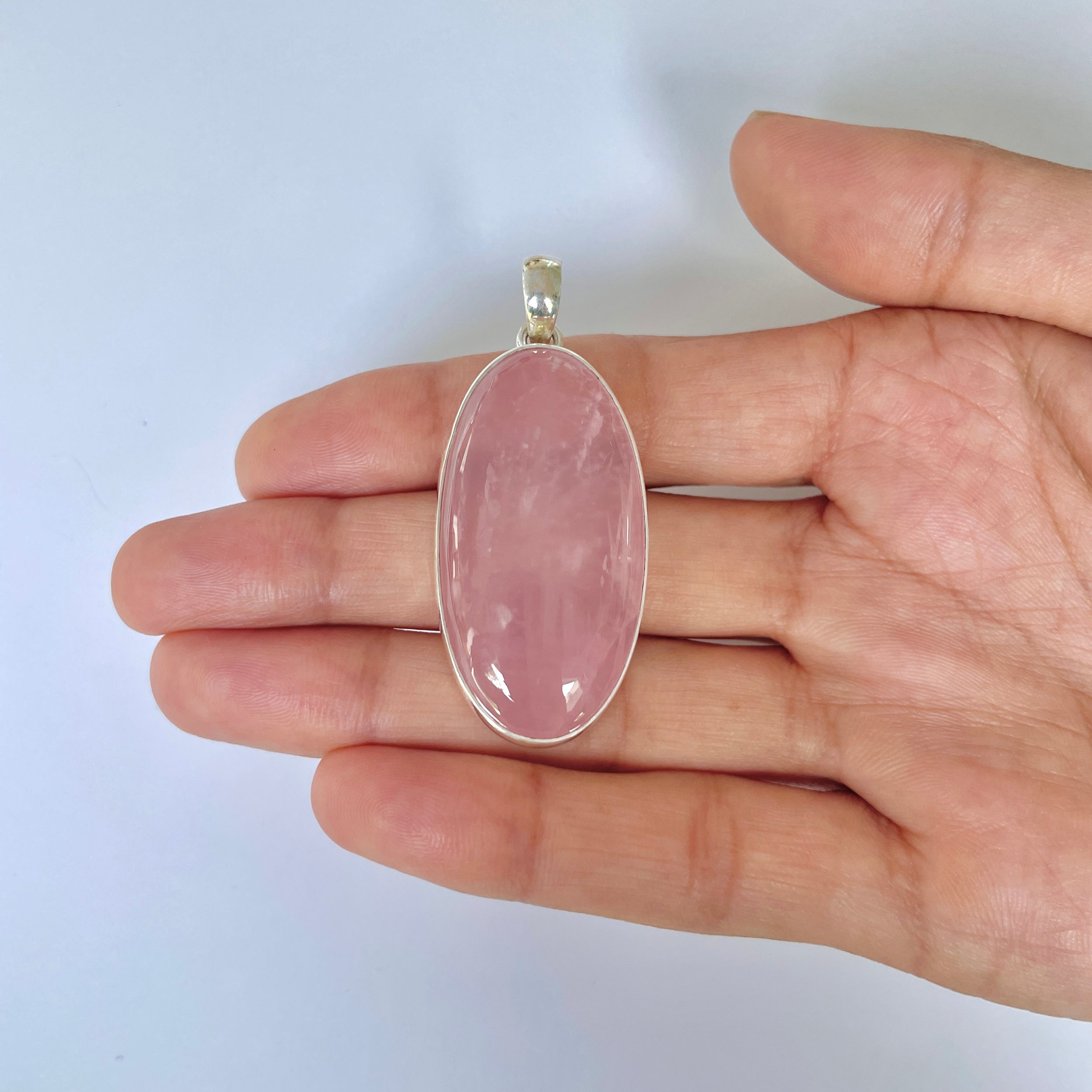 Rose Quartz Pendant-(RSQ-1-24)
