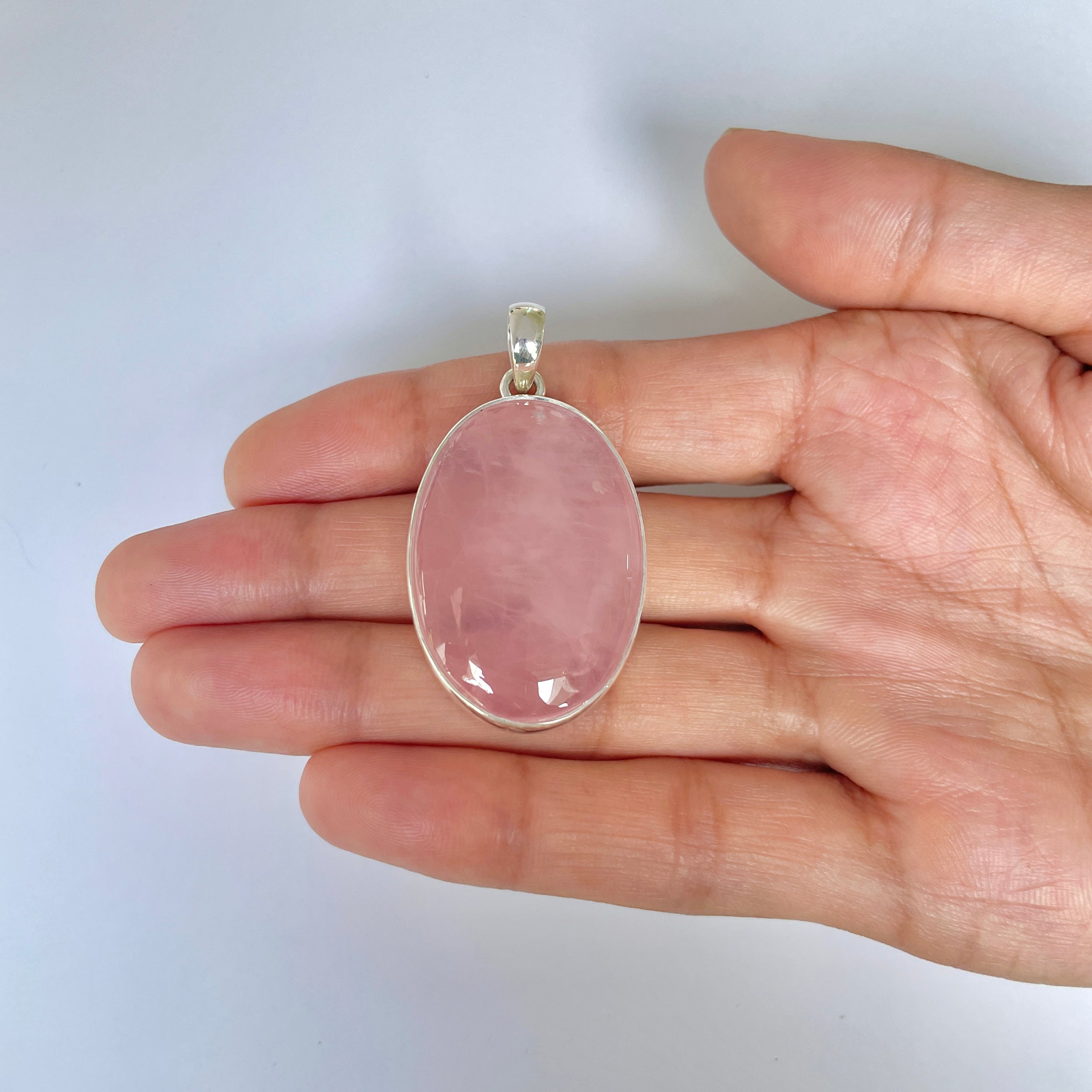 Rose Quartz Pendant-(RSQ-1-25)