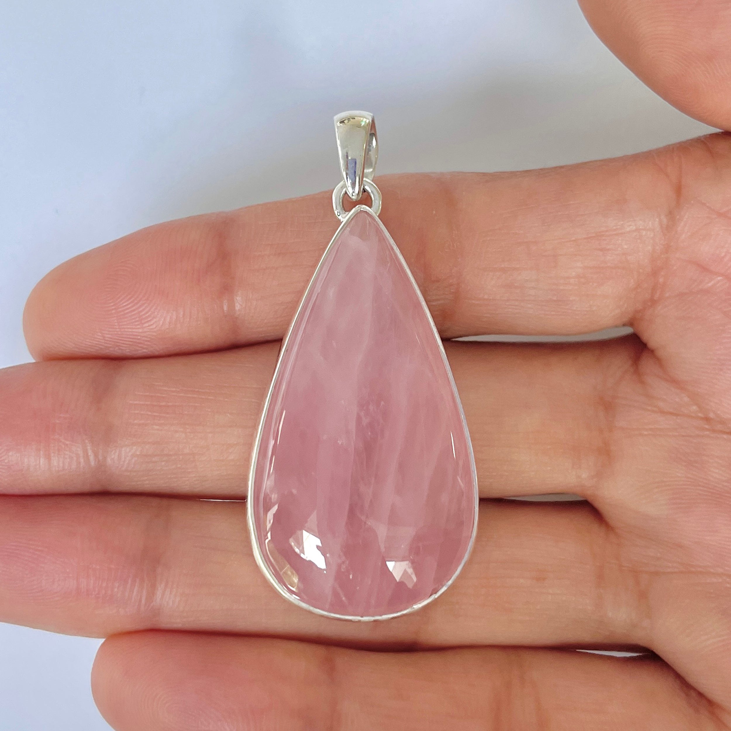 Rose Quartz Pendant-(RSQ-1-26)