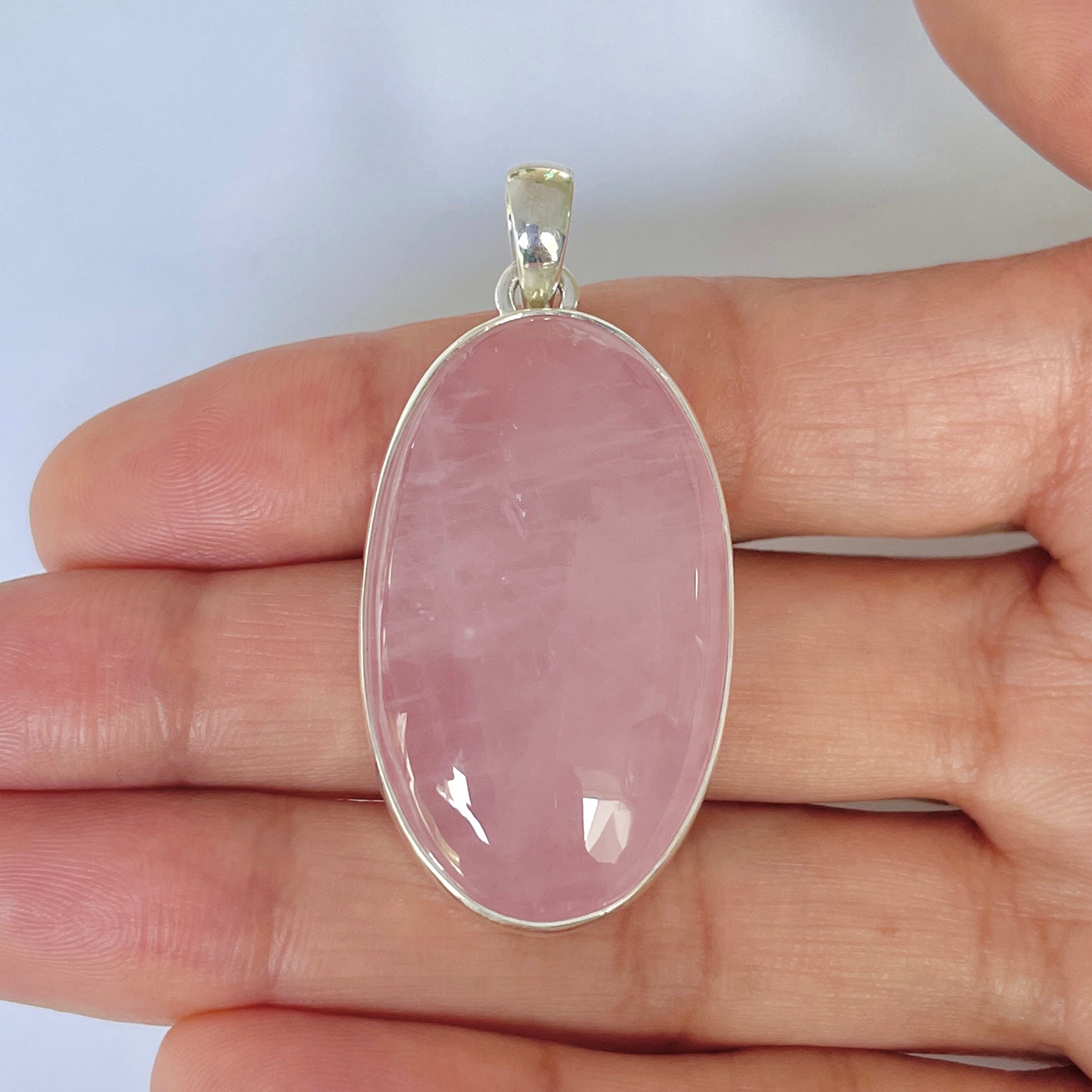 Rose Quartz Pendant-(RSQ-1-28)