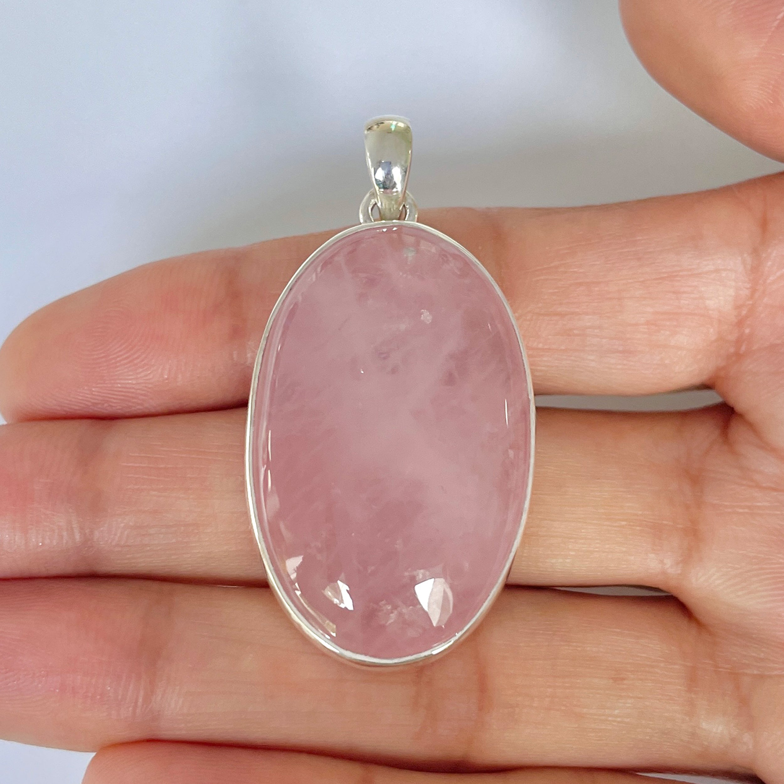 Rose Quartz Pendant-(RSQ-1-4)