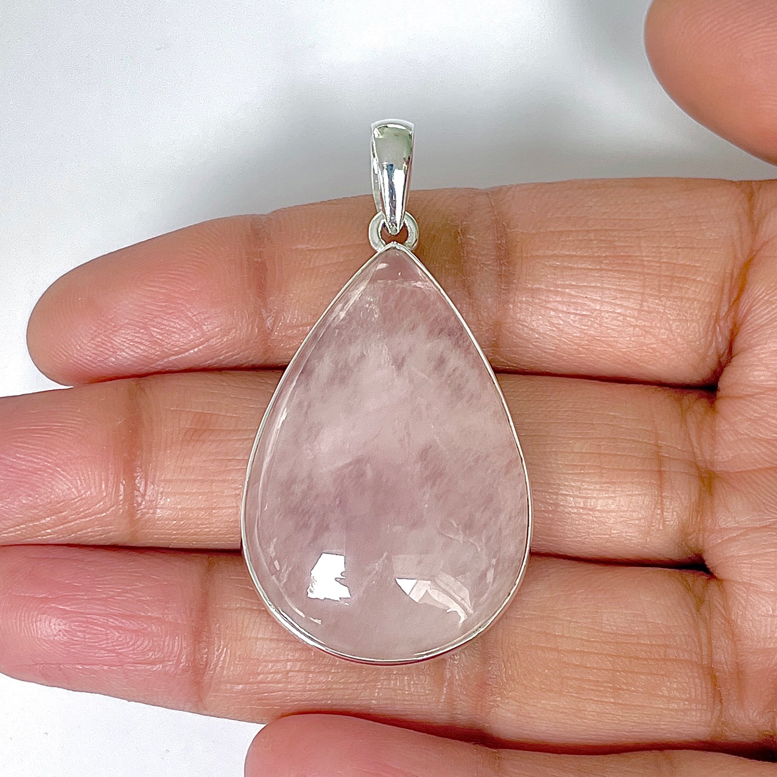 Rose Quartz Pendant-(RSQ-1-45)