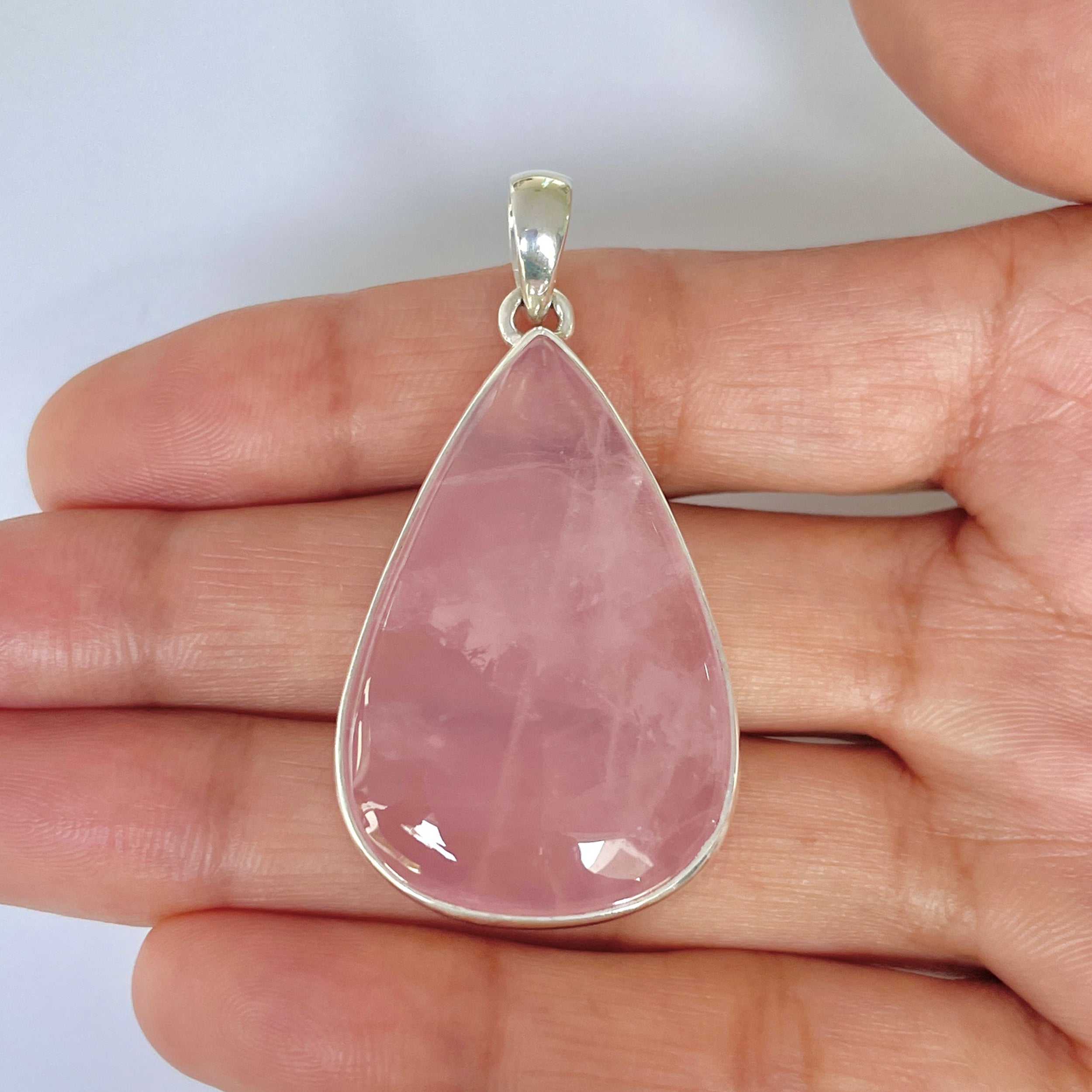 Rose Quartz Pendant-(RSQ-1-5)