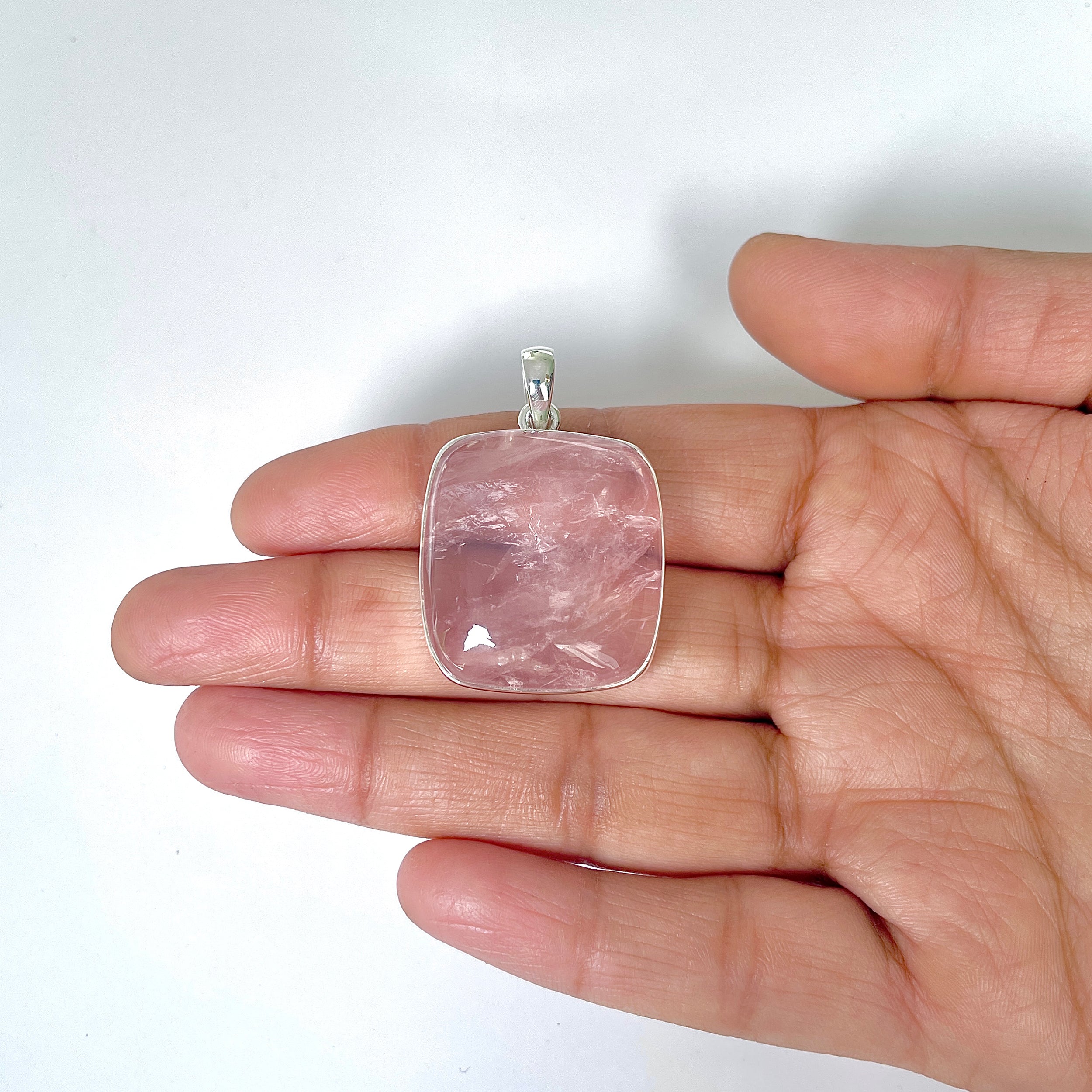 Rose Quartz Pendant-(RSQ-1-50)