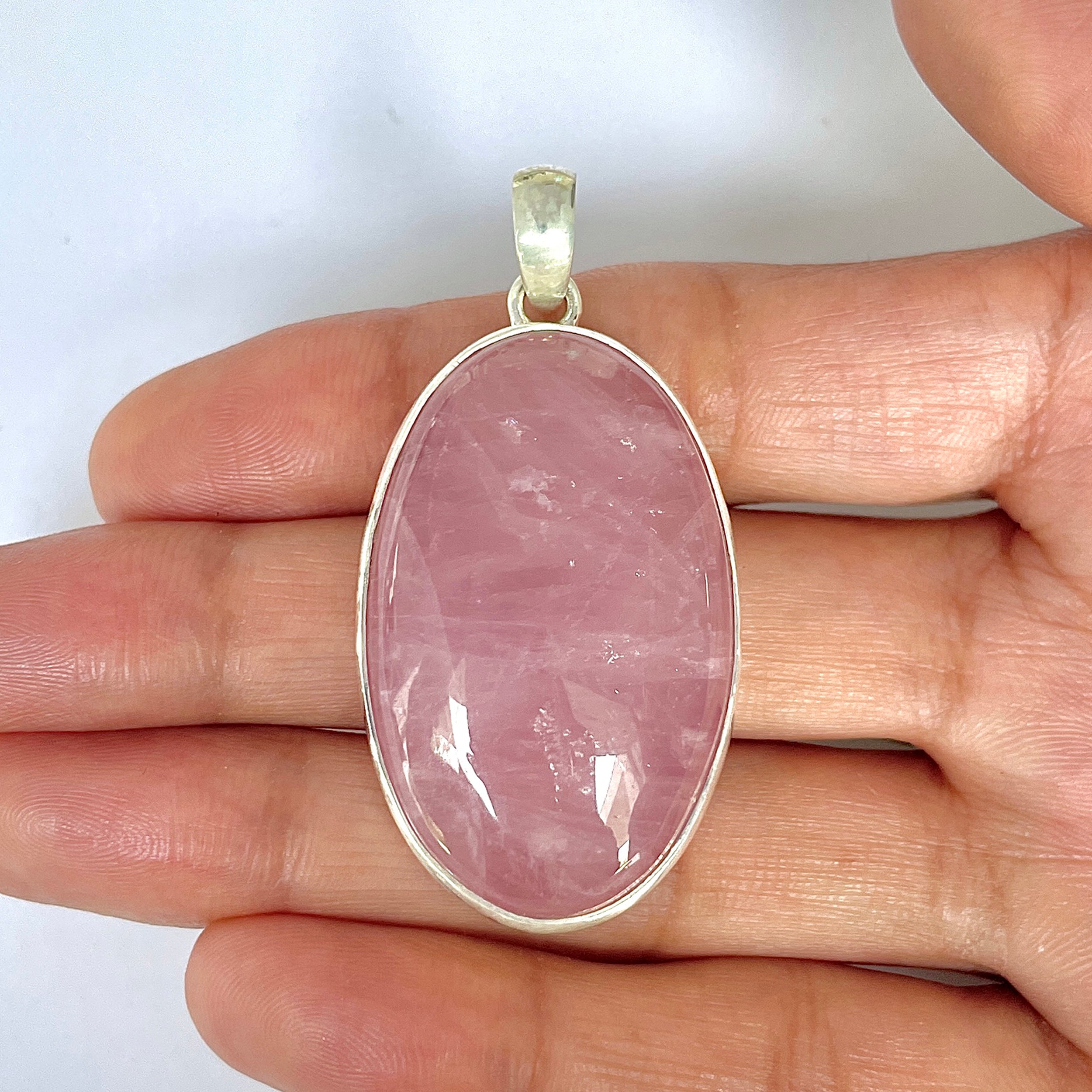 Rose Quartz Pendant-(RSQ-1-64)