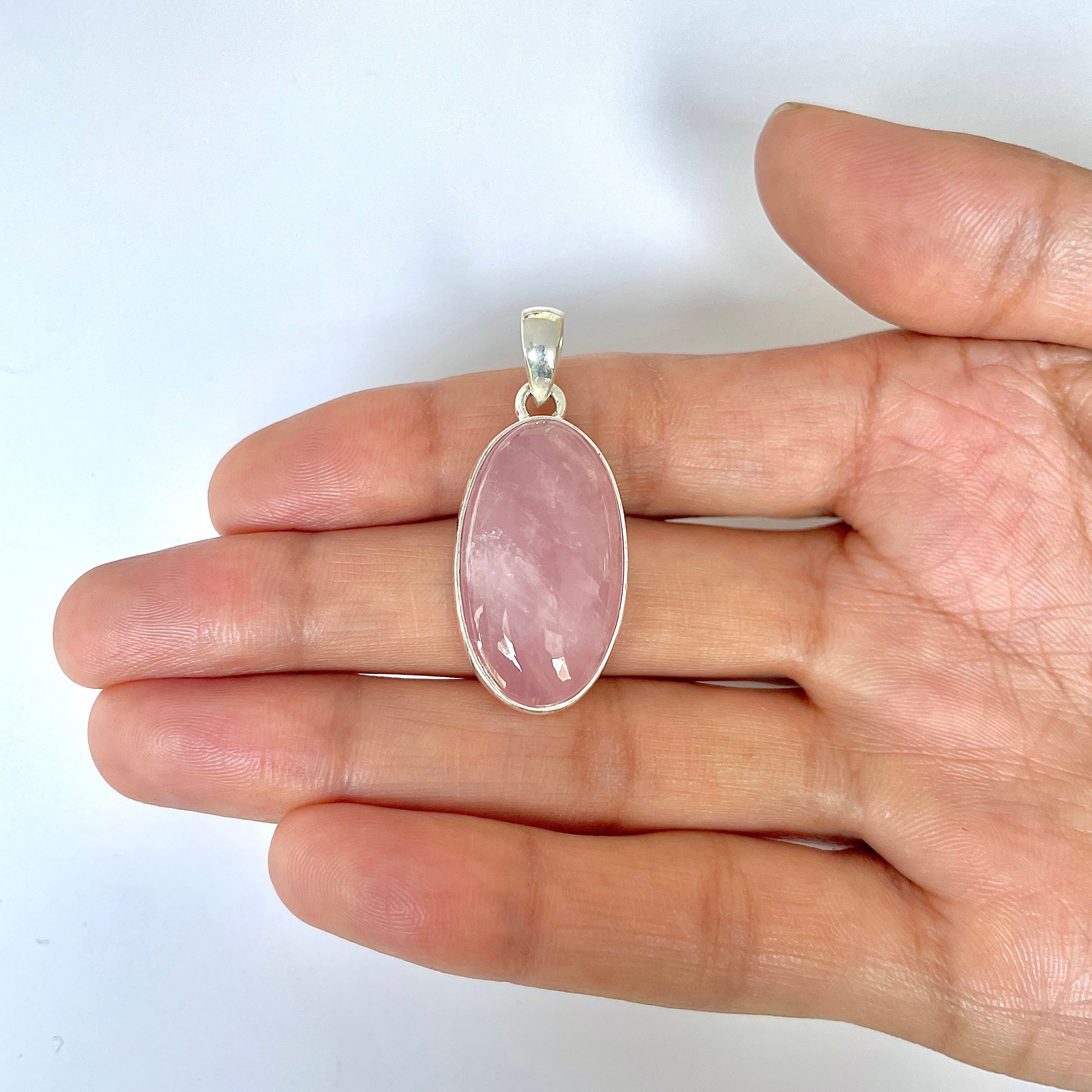 Rose Quartz Pendant-(RSQ-1-72)