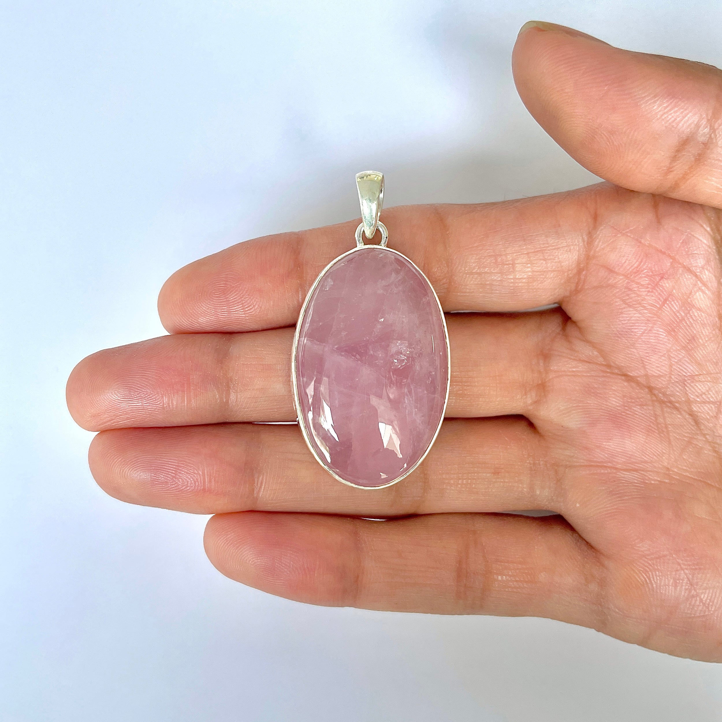 Rose Quartz Pendant-(RSQ-1-73)