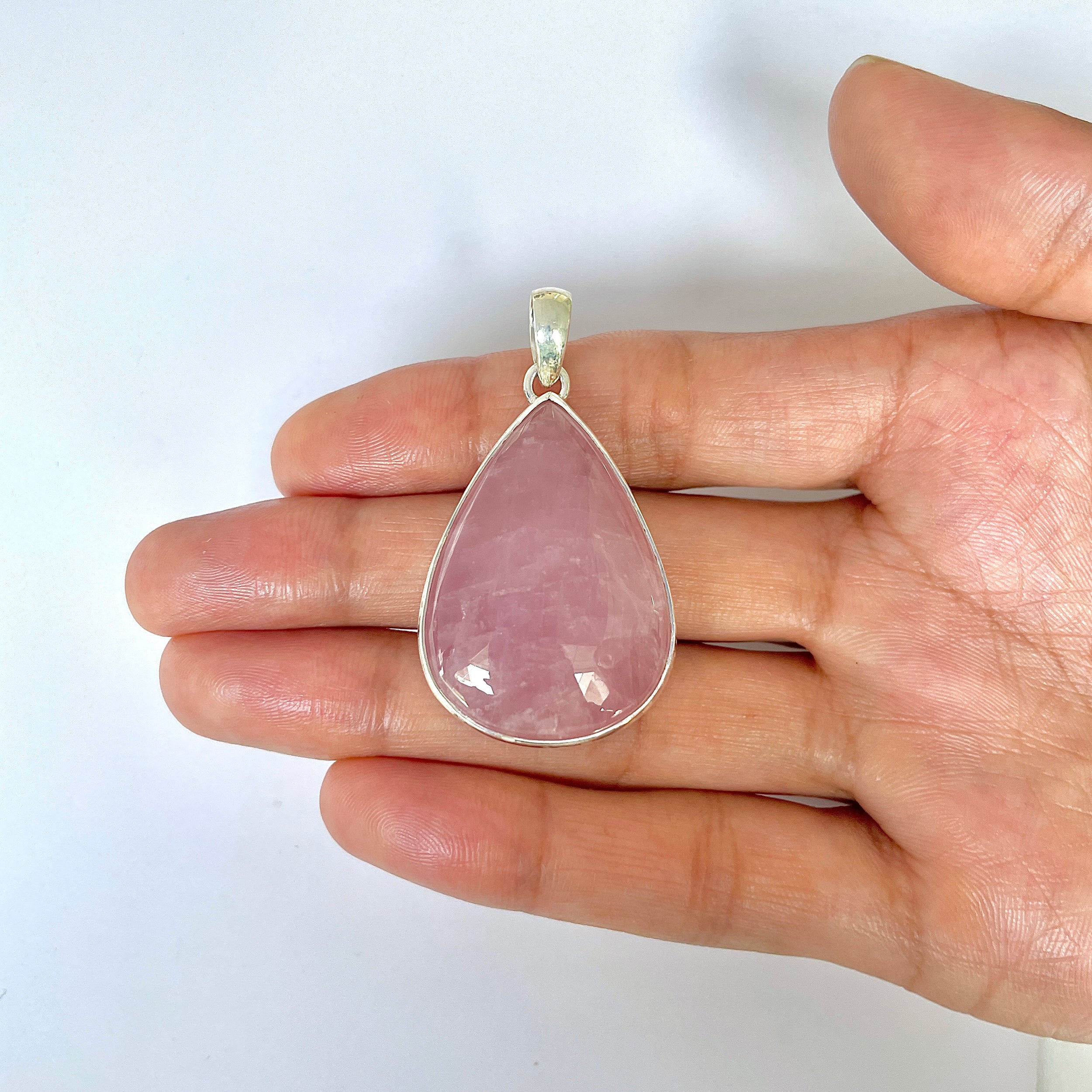 Rose Quartz Pendant-(RSQ-1-76)
