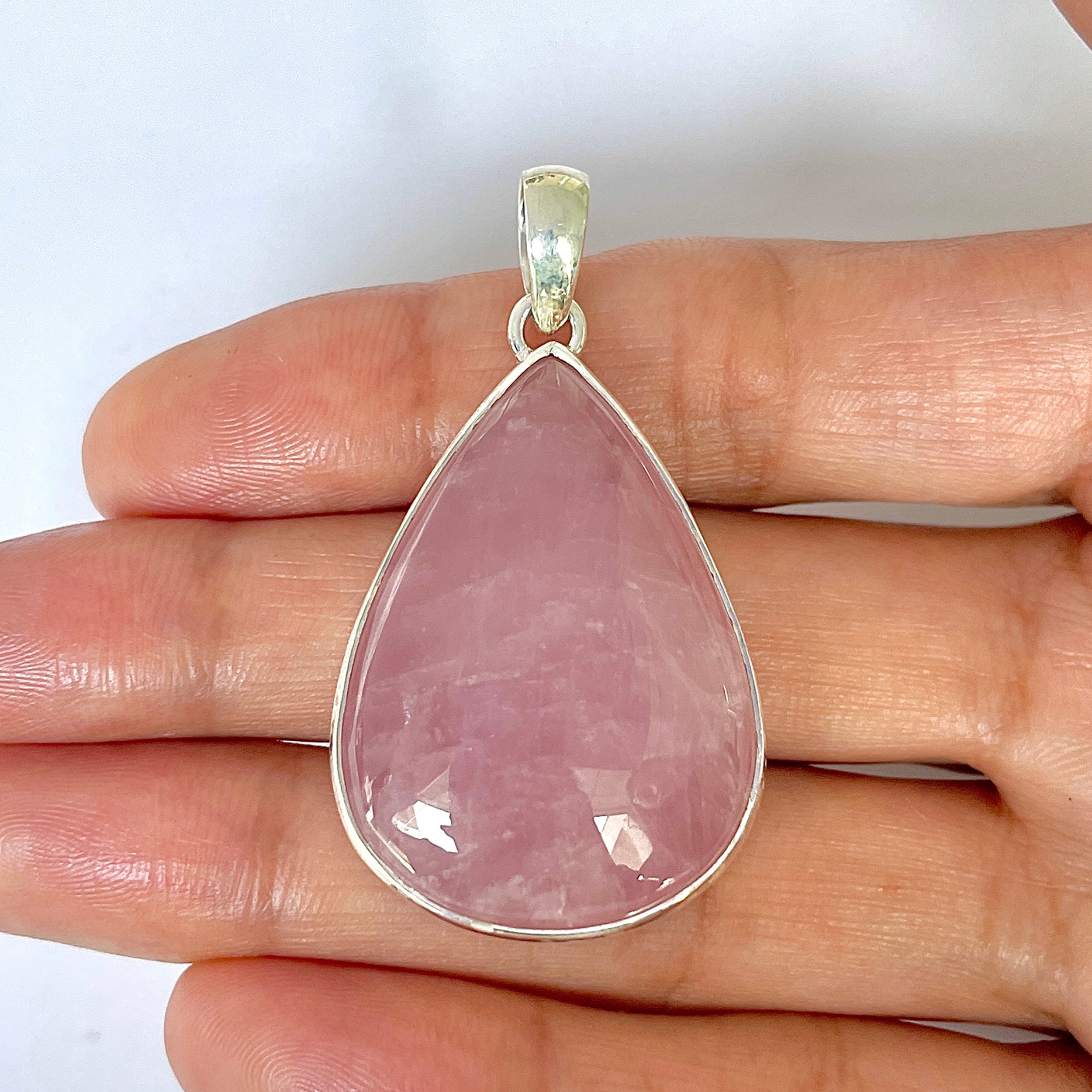 Rose Quartz Pendant-(RSQ-1-76)