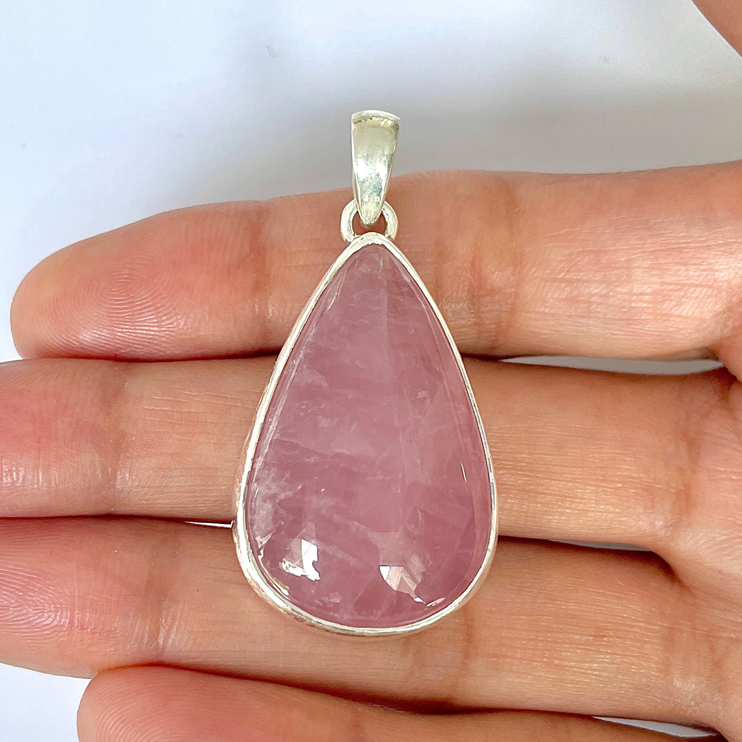 Rose Quartz Pendant-(RSQ-1-79)