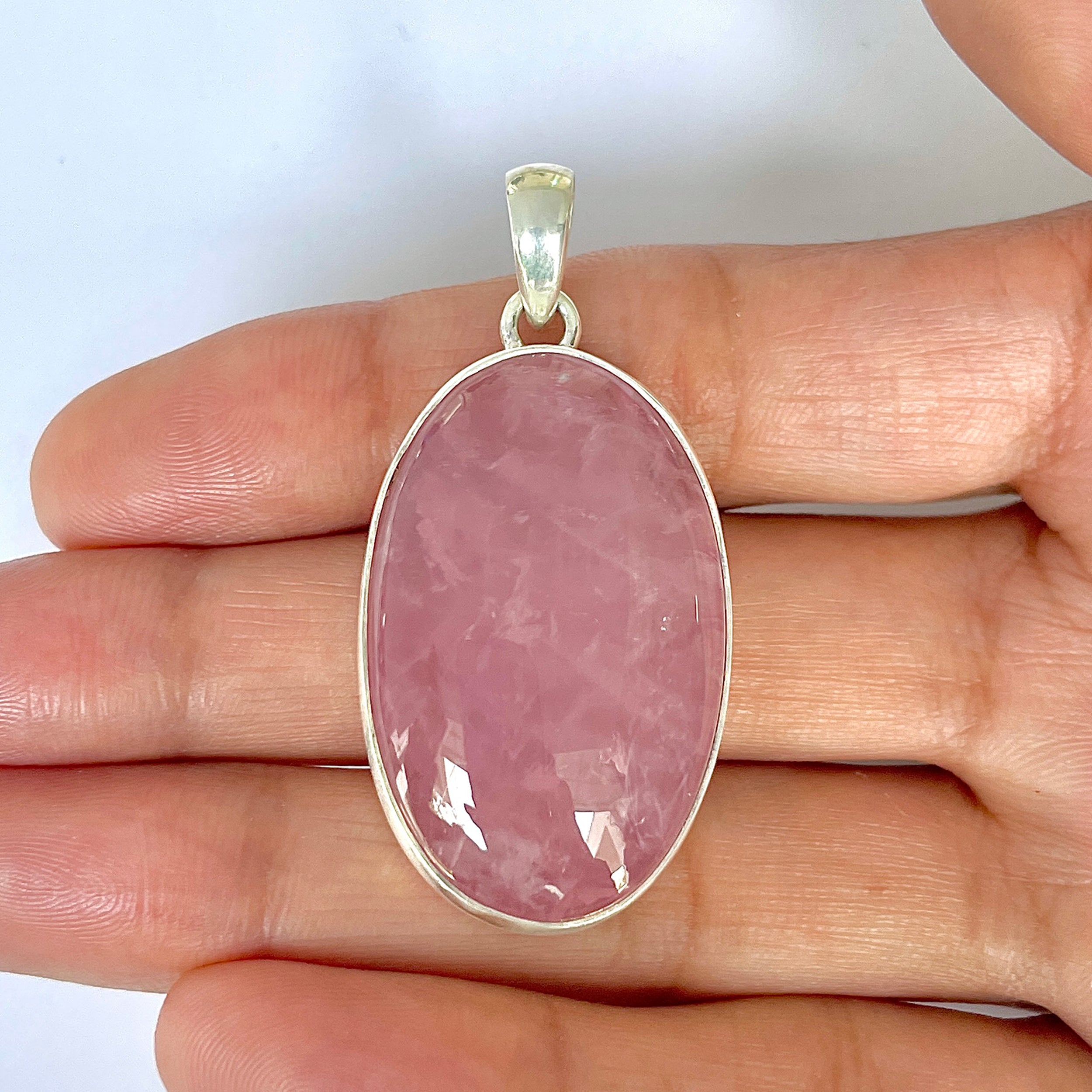 Rose Quartz Pendant-(RSQ-1-83)