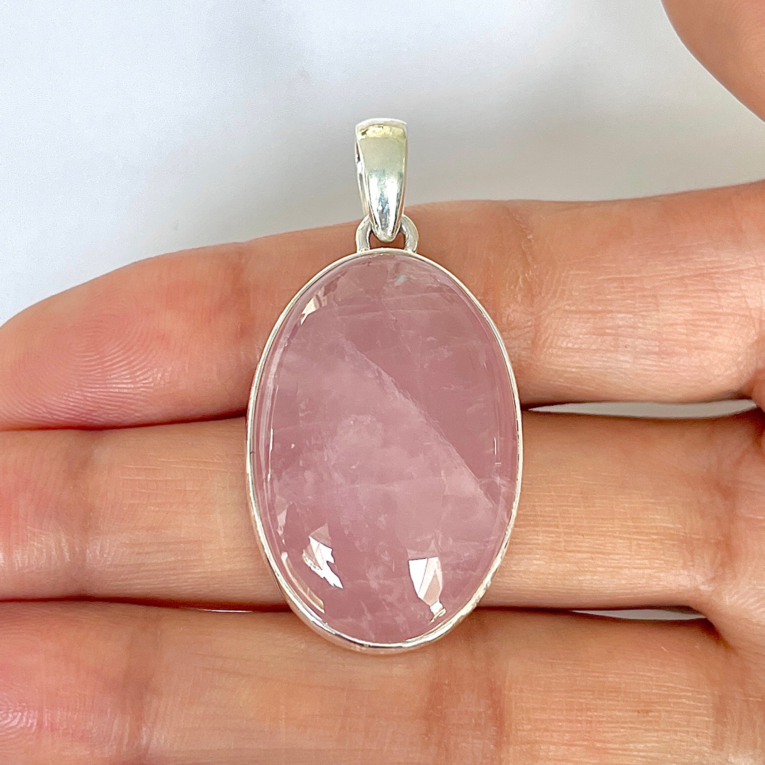 Rose Quartz Pendant-(RSQ-1-84)