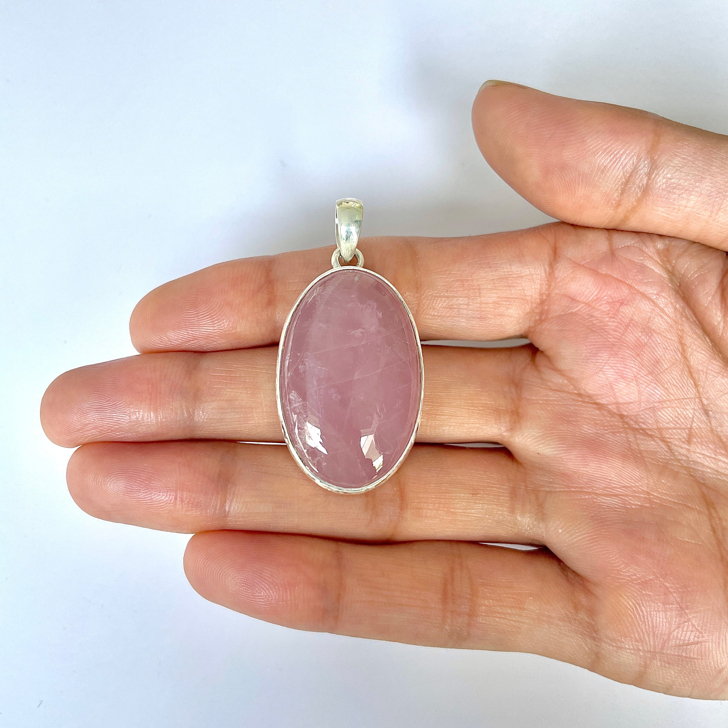 Rose Quartz Pendant-(RSQ-1-86)