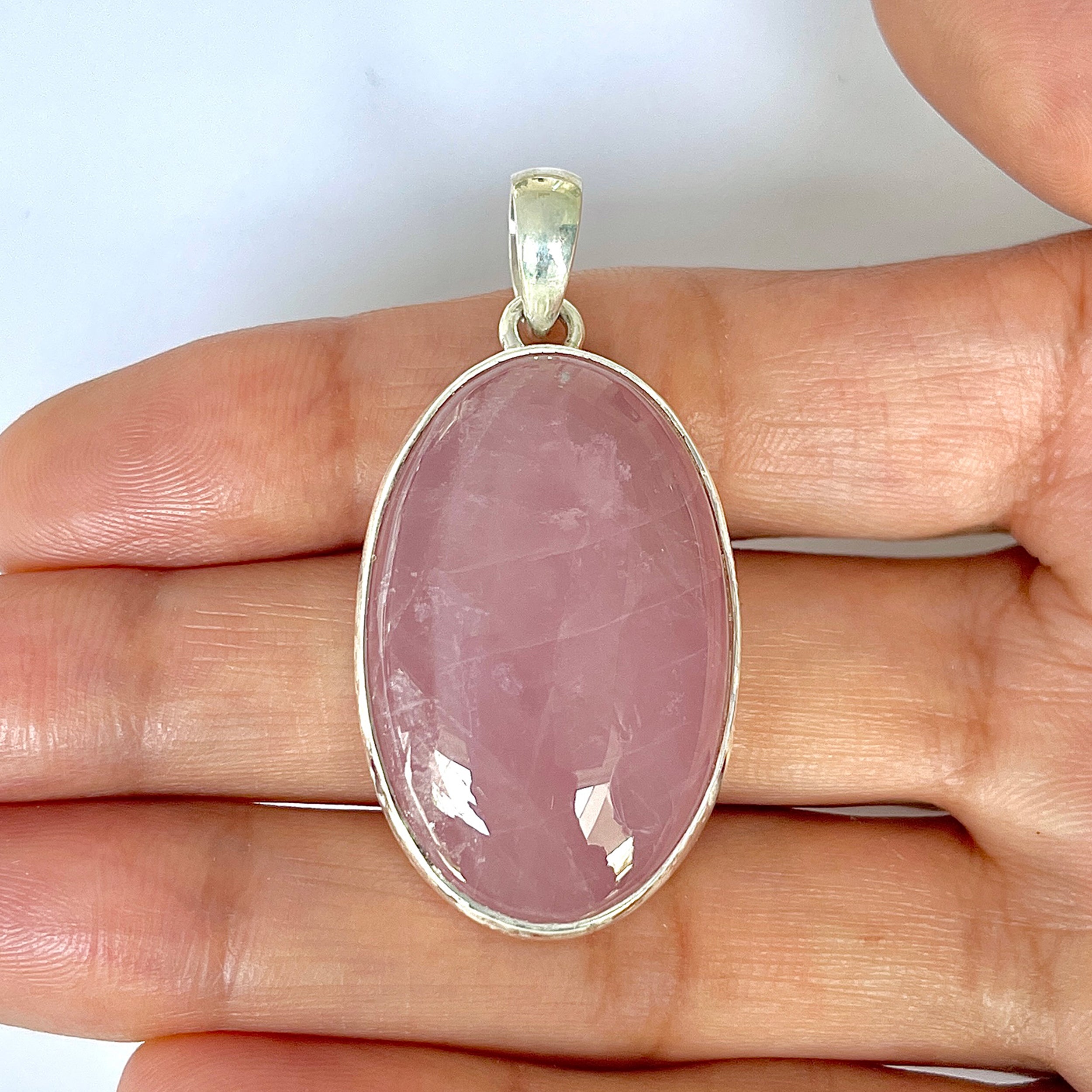 Rose Quartz Pendant-(RSQ-1-86)
