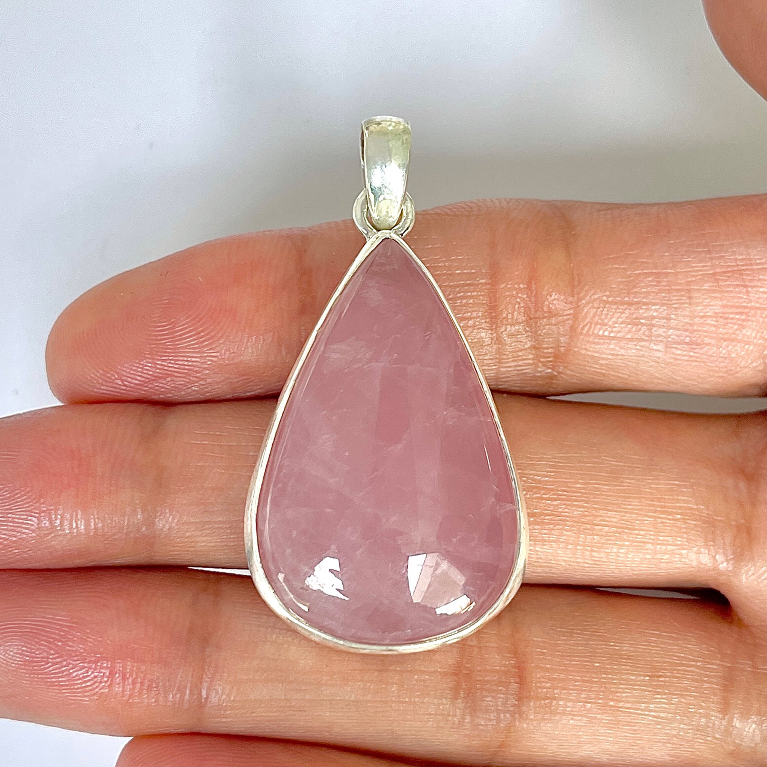Rose Quartz Pendant-(RSQ-1-88)