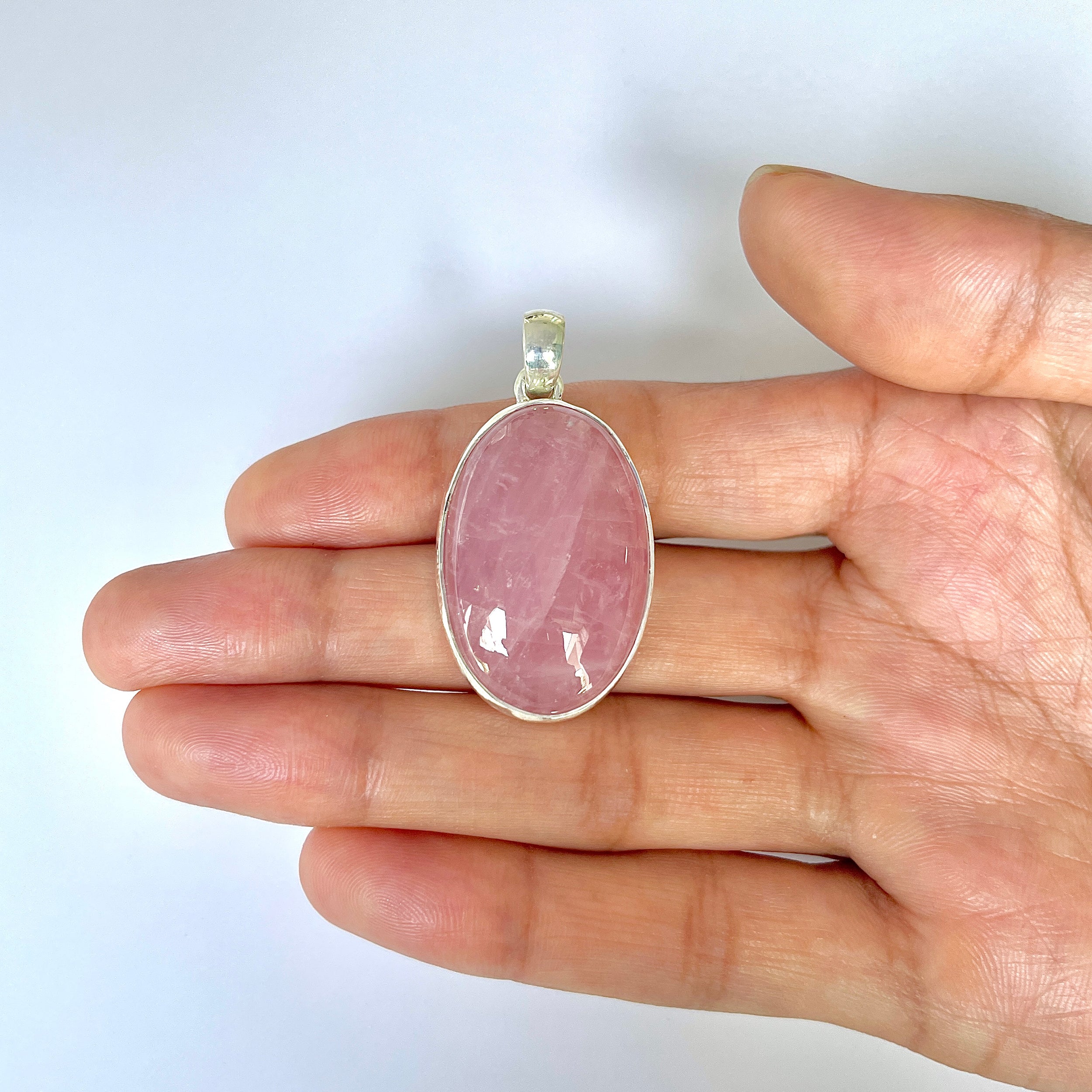 Rose Quartz Pendant-(RSQ-1-95)