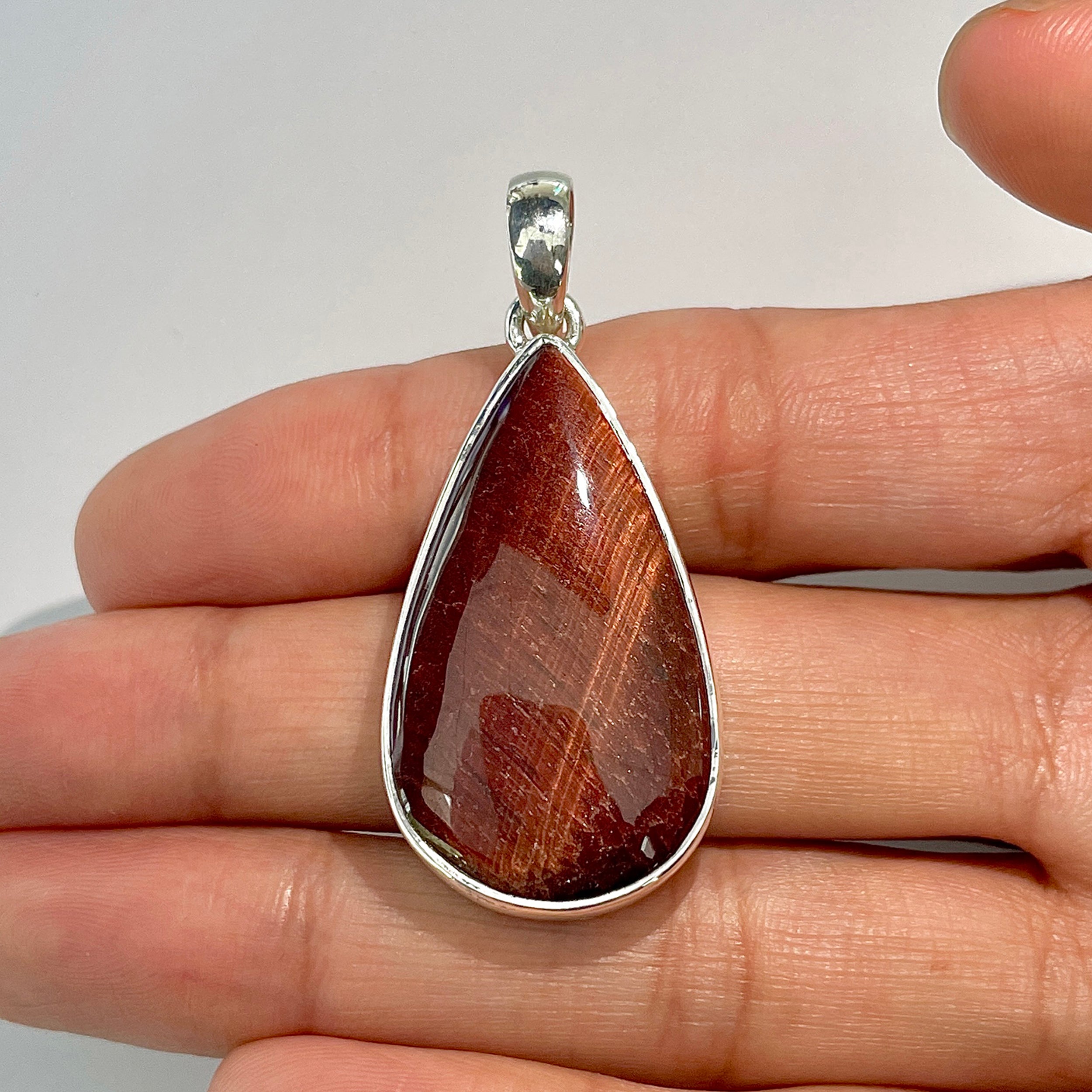 Red Tiger Eye Pendant-(RTE-1-16)