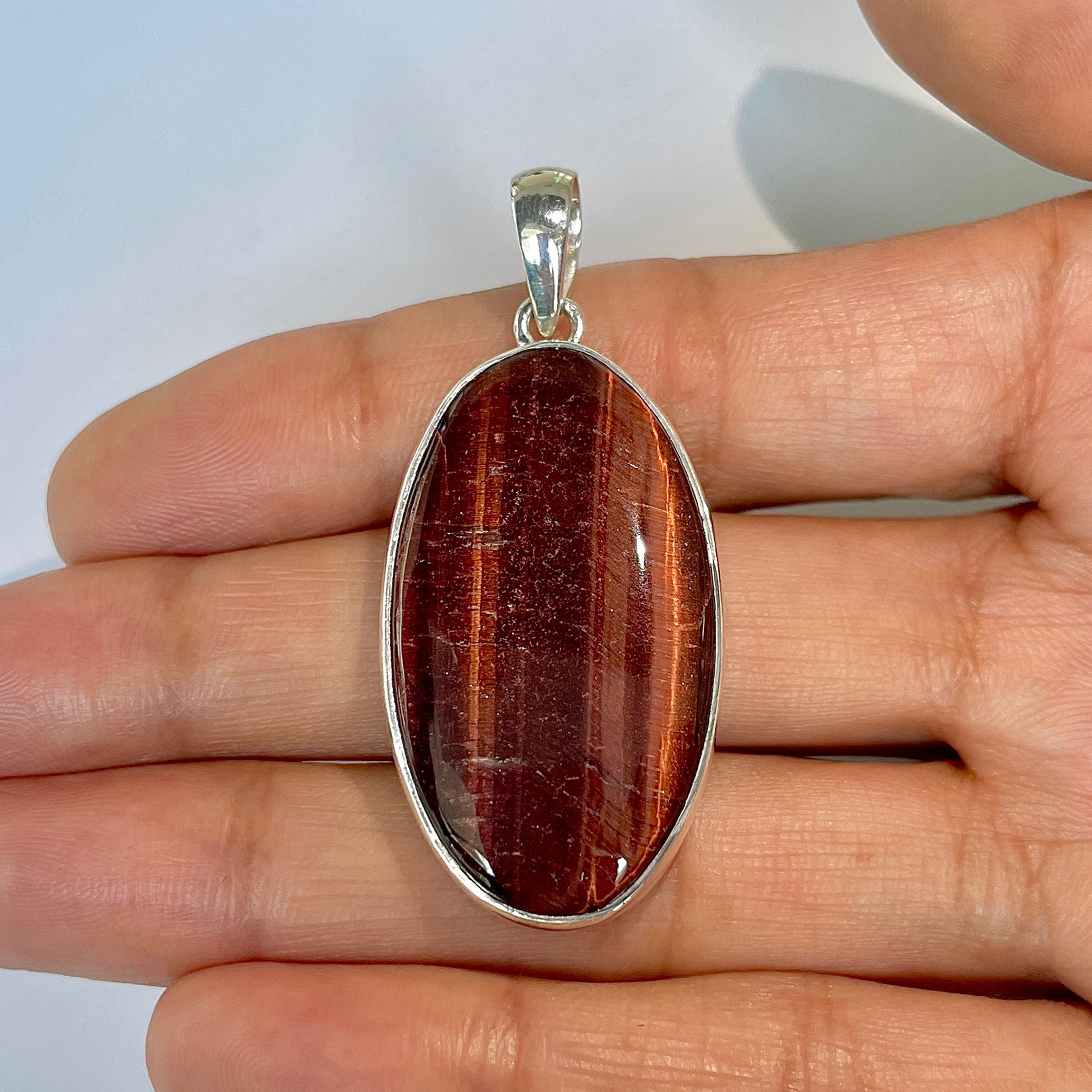 Red Tiger Eye Pendant-(RTE-1-5)